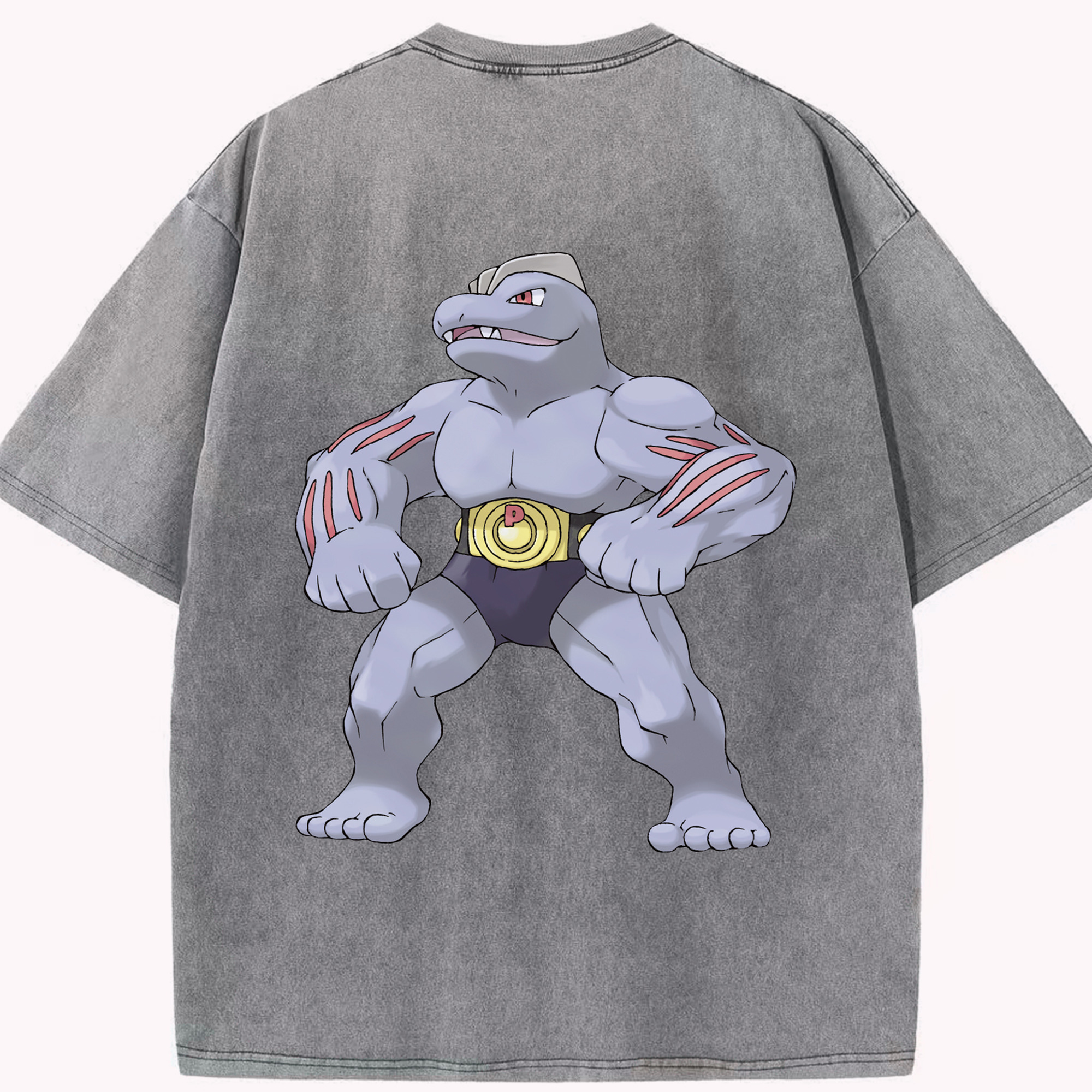 （画像用） ポケットモンスター Pokémon 綿100% ヴィンテージ風 半袖Tシャツ（背面プリント）