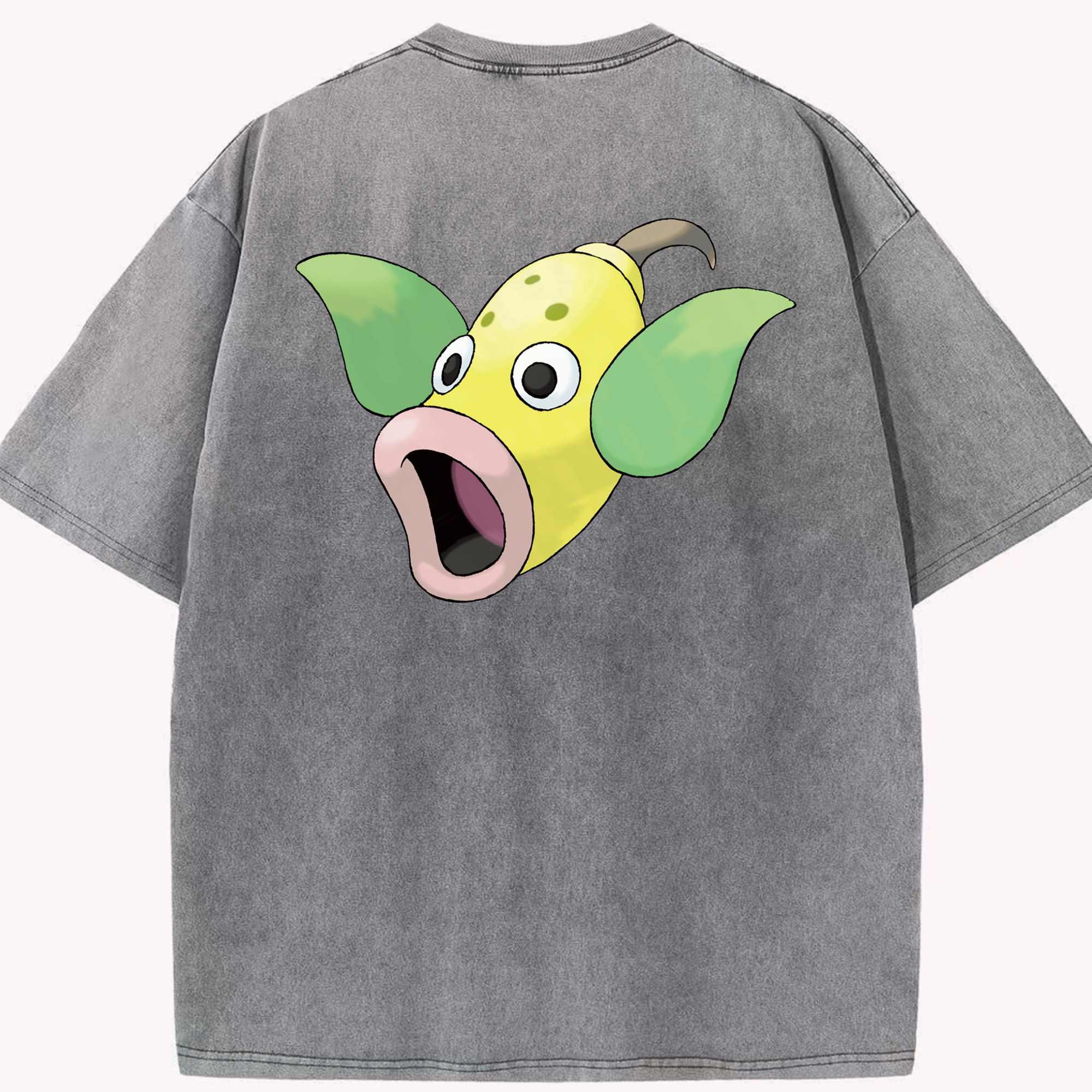 （画像用） ポケットモンスター Pokémon 綿100% ヴィンテージ風 半袖Tシャツ（背面プリント）