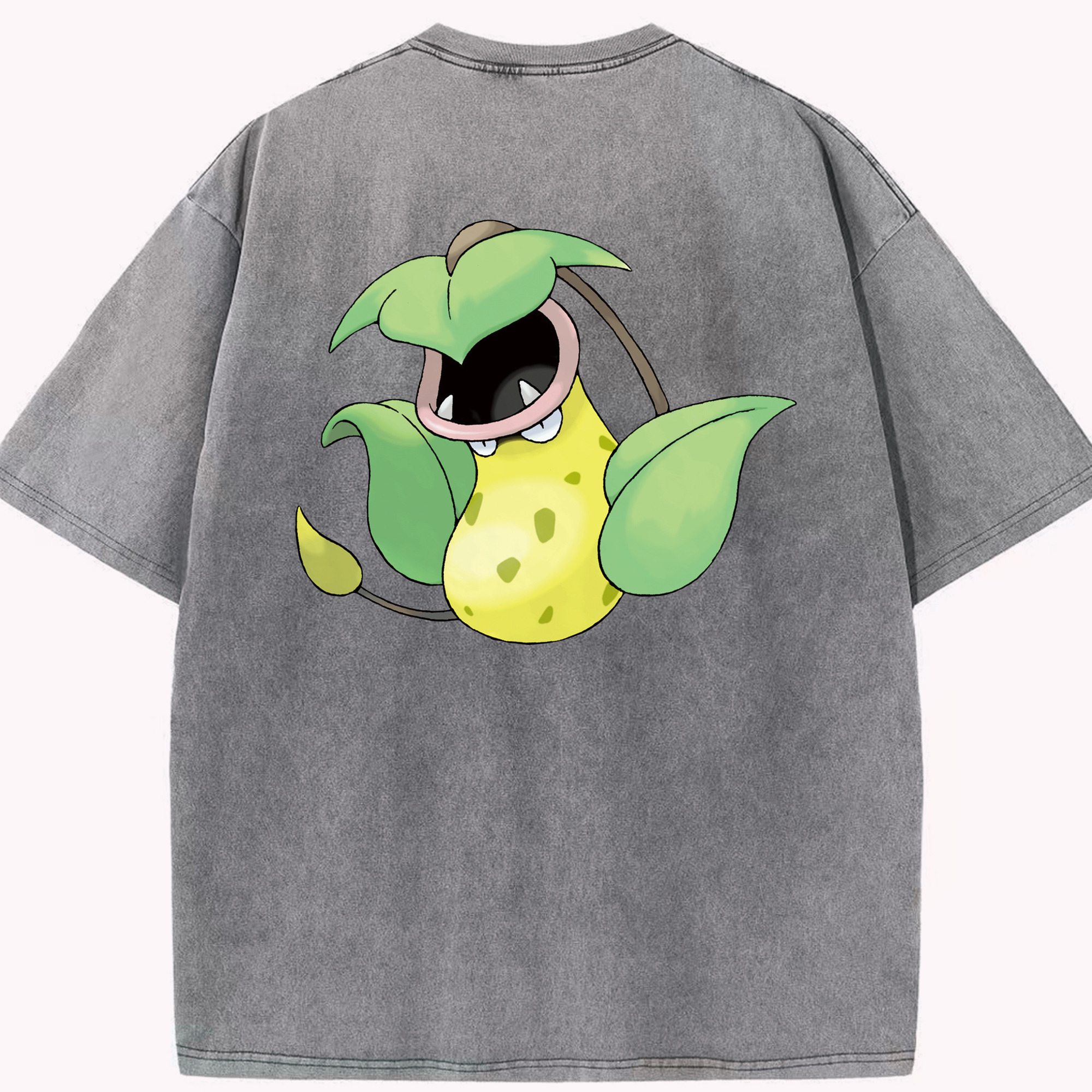 （画像用） ポケットモンスター Pokémon 綿100% ヴィンテージ風 半袖Tシャツ（背面プリント）