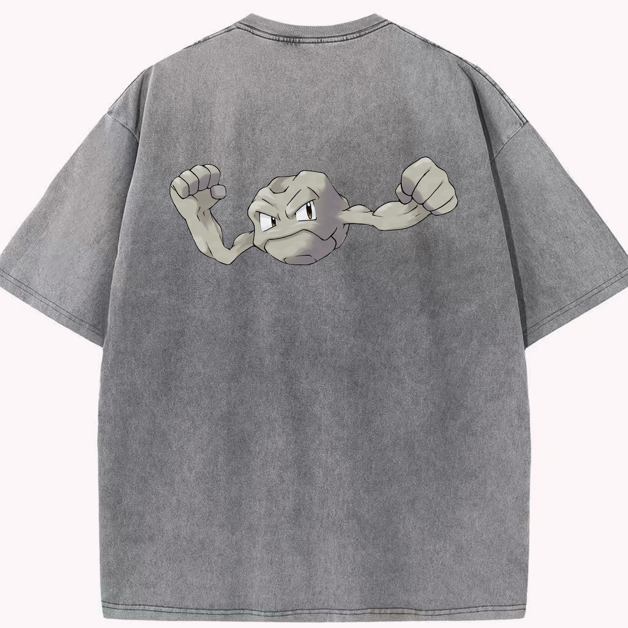 （画像用） ポケットモンスター Pokémon 綿100% ヴィンテージ風 半袖Tシャツ（背面プリント）