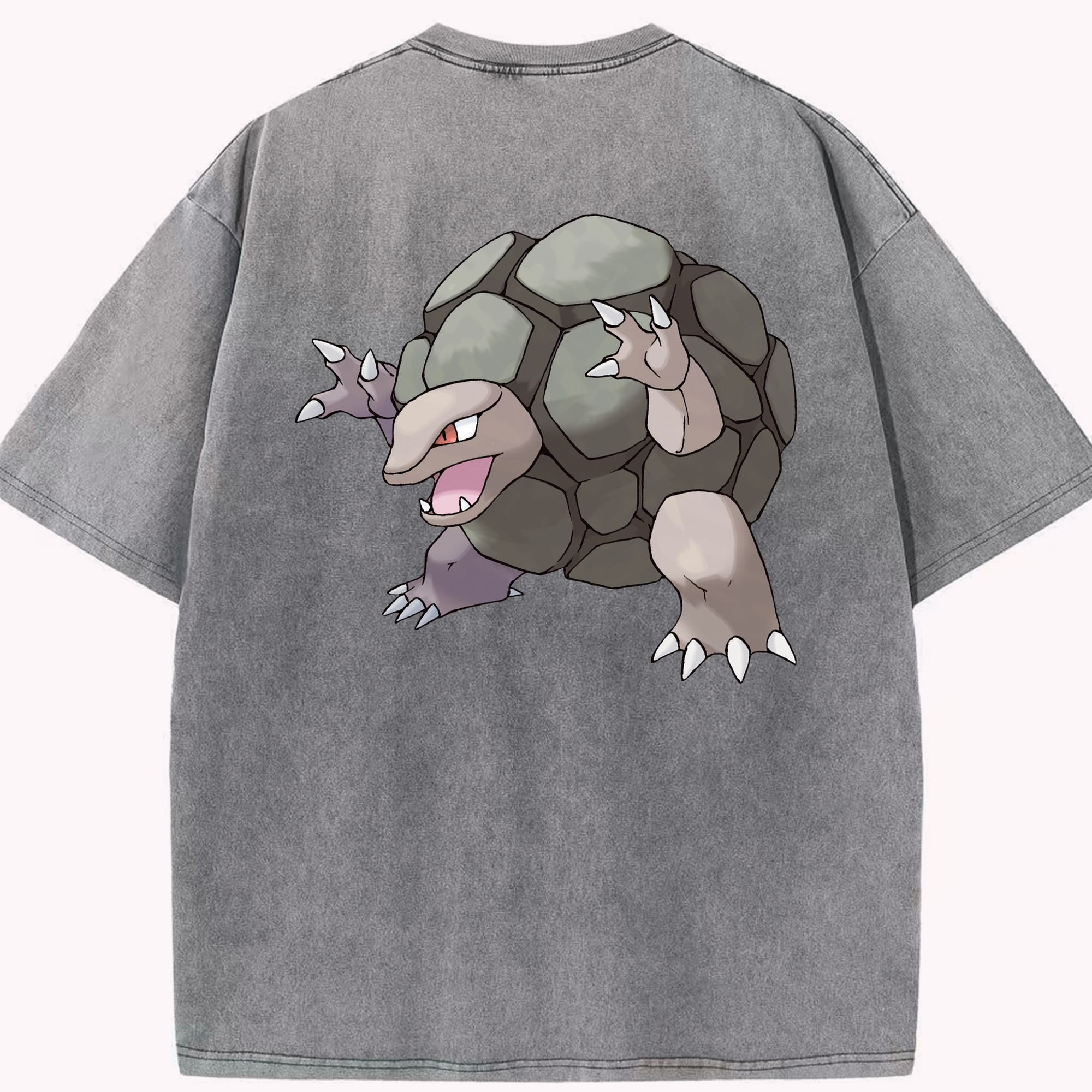 （画像用） ポケットモンスター Pokémon 綿100% ヴィンテージ風 半袖Tシャツ（背面プリント）