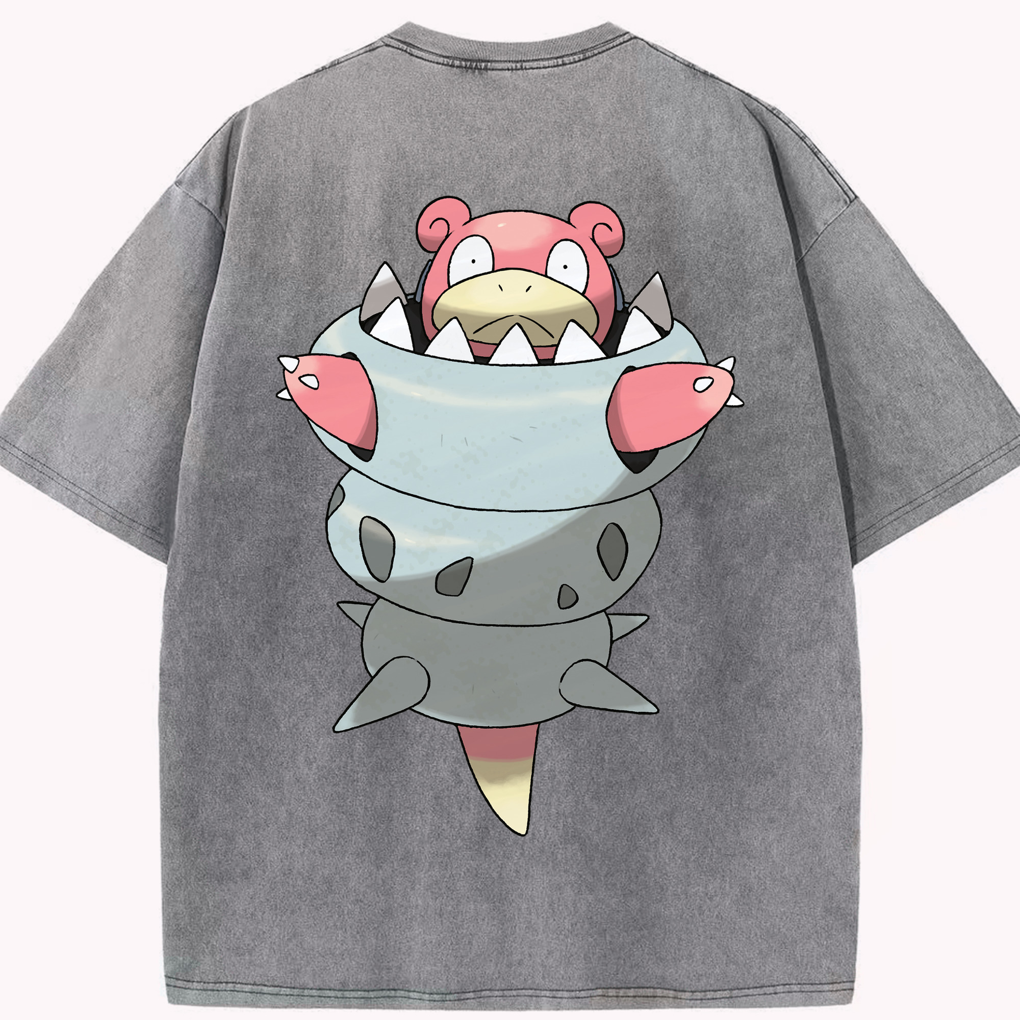 （画像用） ポケットモンスター Pokémon 綿100% ヴィンテージ風 半袖Tシャツ（背面プリント）
