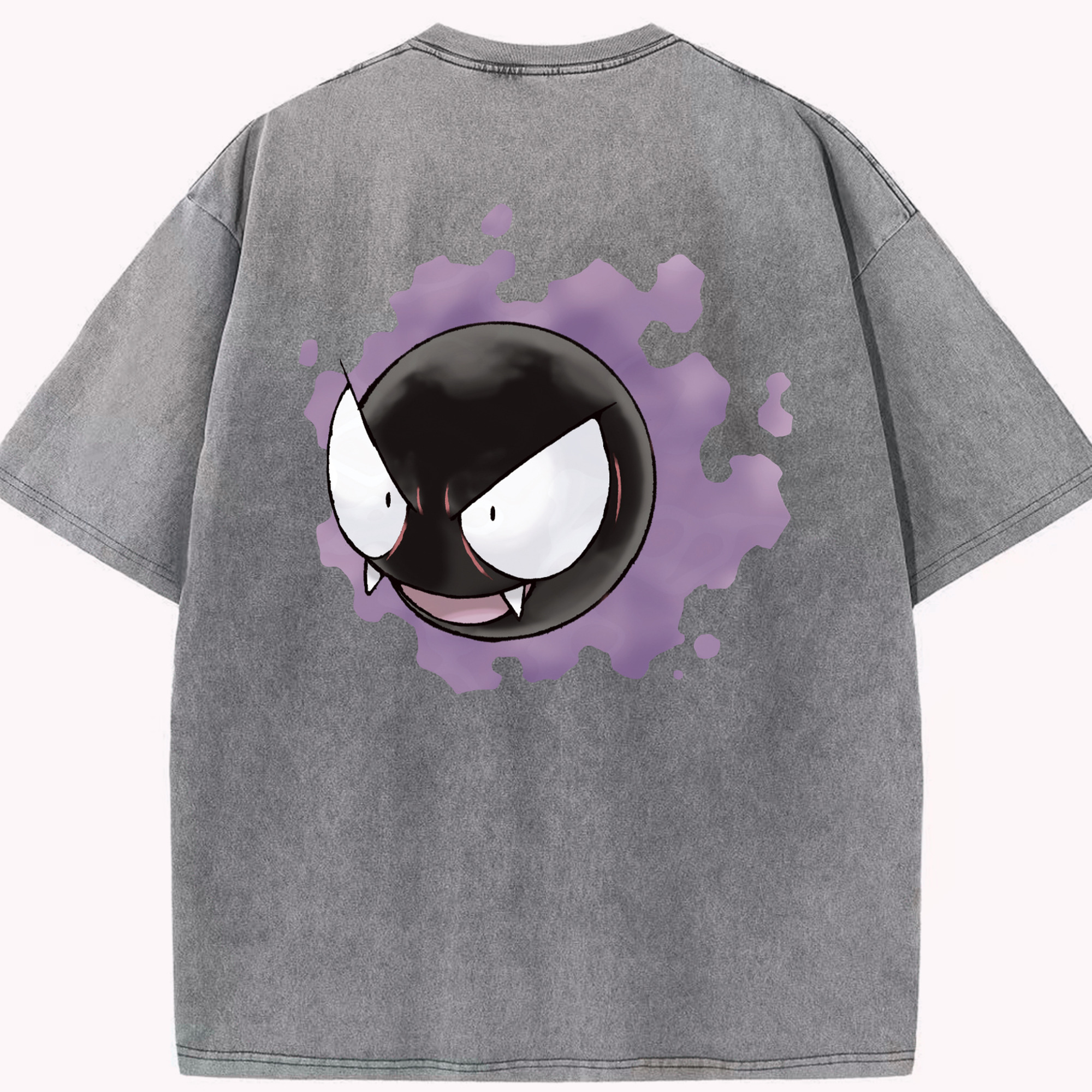 （画像用） ポケットモンスター Pokémon 綿100% ヴィンテージ風 半袖Tシャツ（背面プリント）