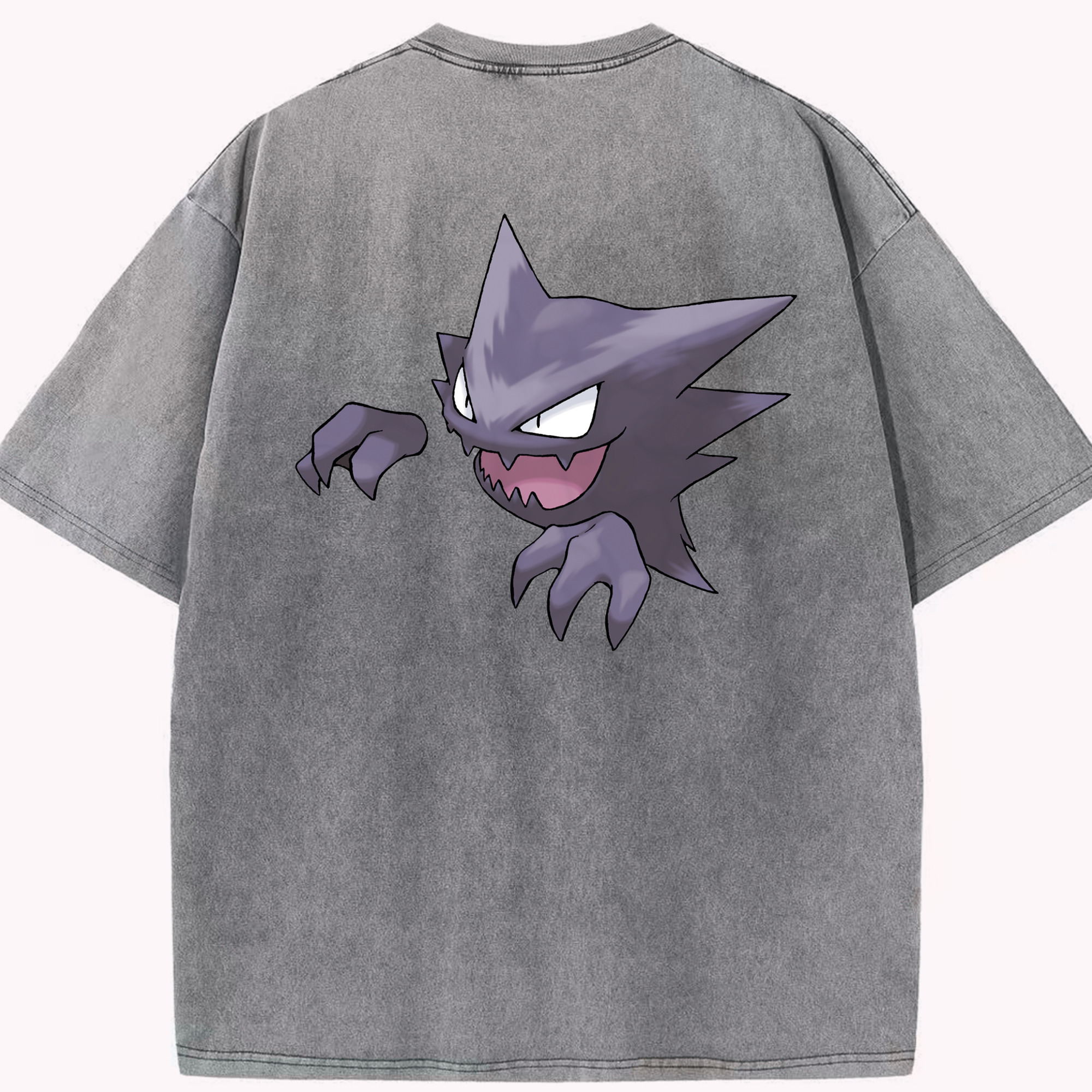 （画像用） ポケットモンスター Pokémon 綿100% ヴィンテージ風 半袖Tシャツ（背面プリント）