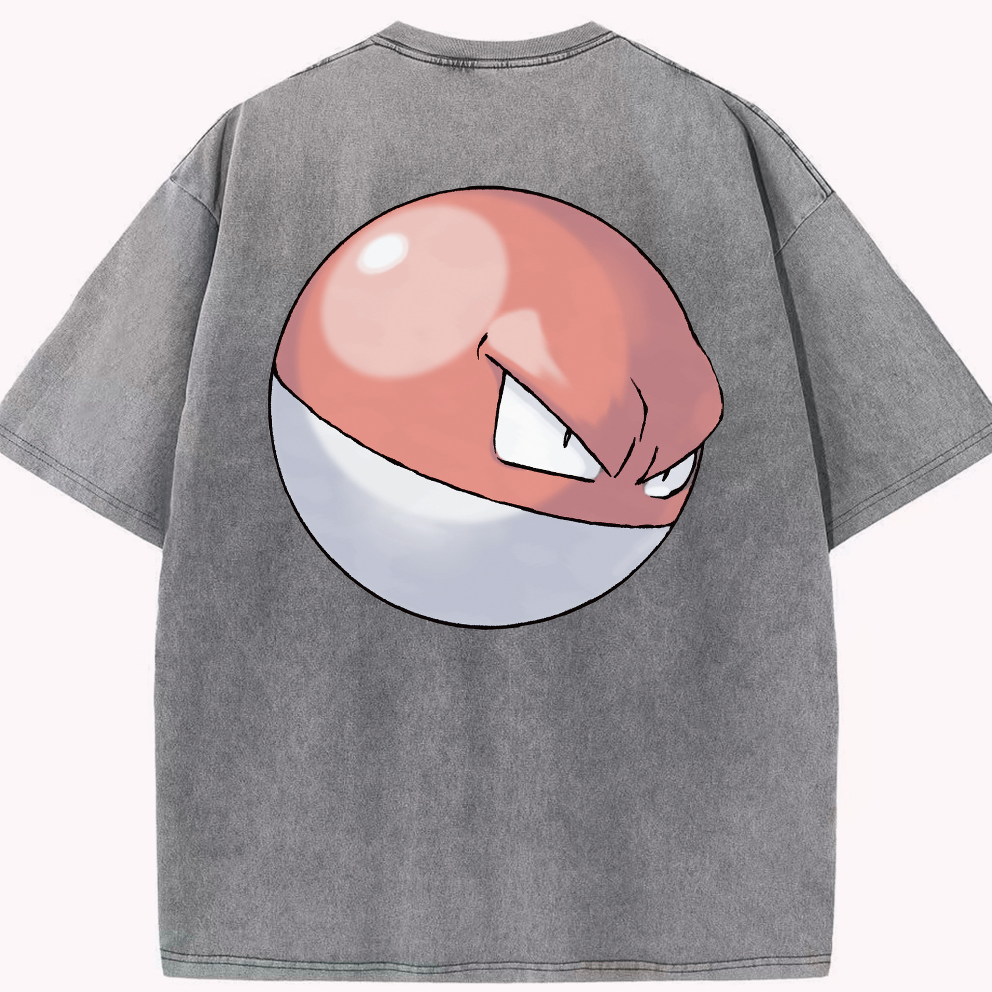 （画像用） ポケットモンスター Pokémon 綿100% ヴィンテージ風 半袖Tシャツ（背面プリント）