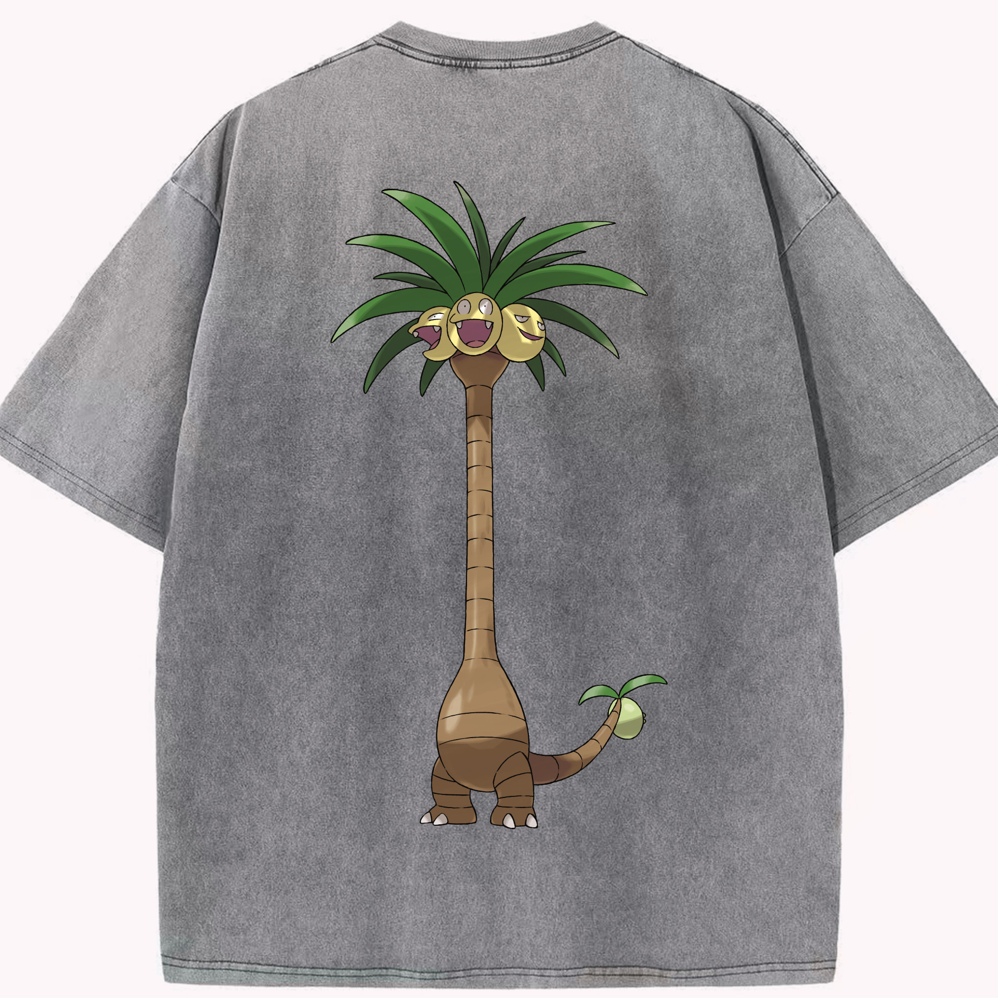 （画像用） ポケットモンスター Pokémon 綿100% ヴィンテージ風 半袖Tシャツ（背面プリント）