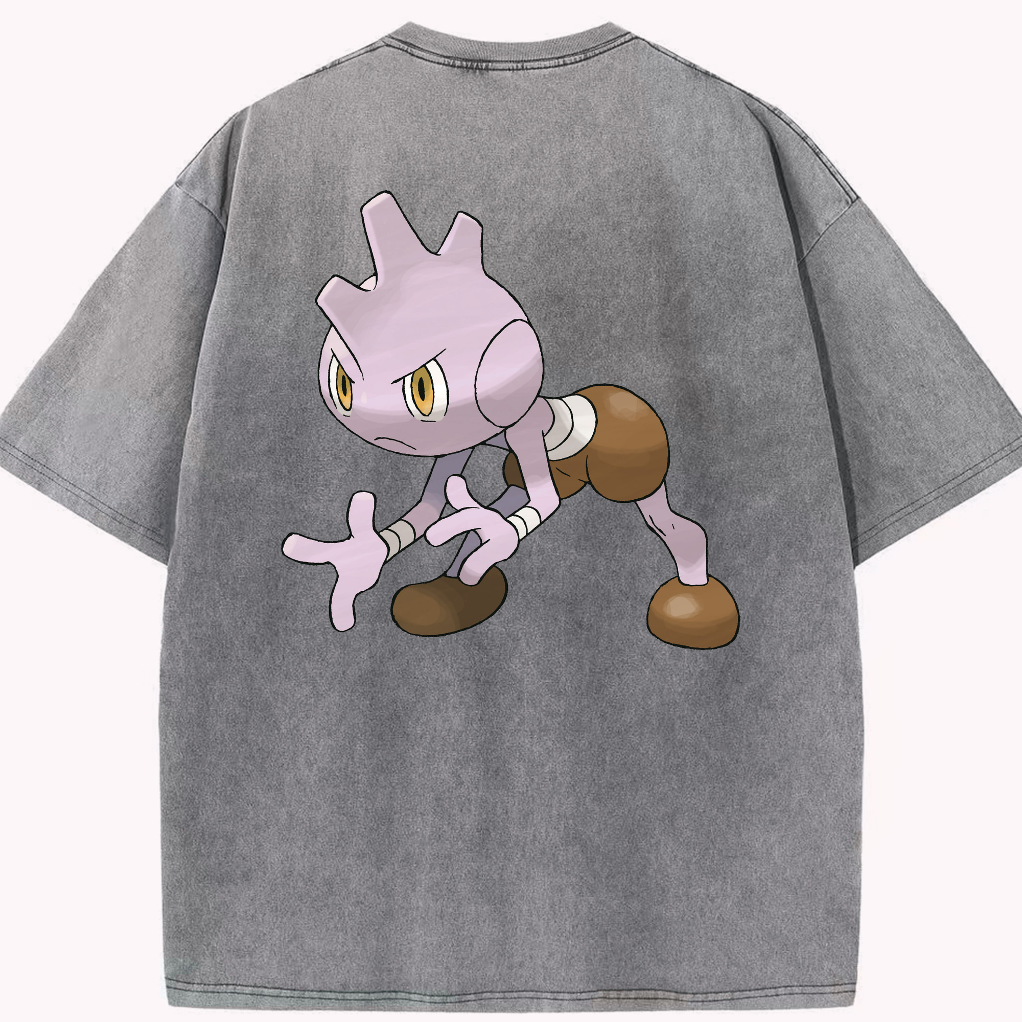 （画像用） ポケットモンスター Pokémon 綿100% ヴィンテージ風 半袖Tシャツ（背面プリント）