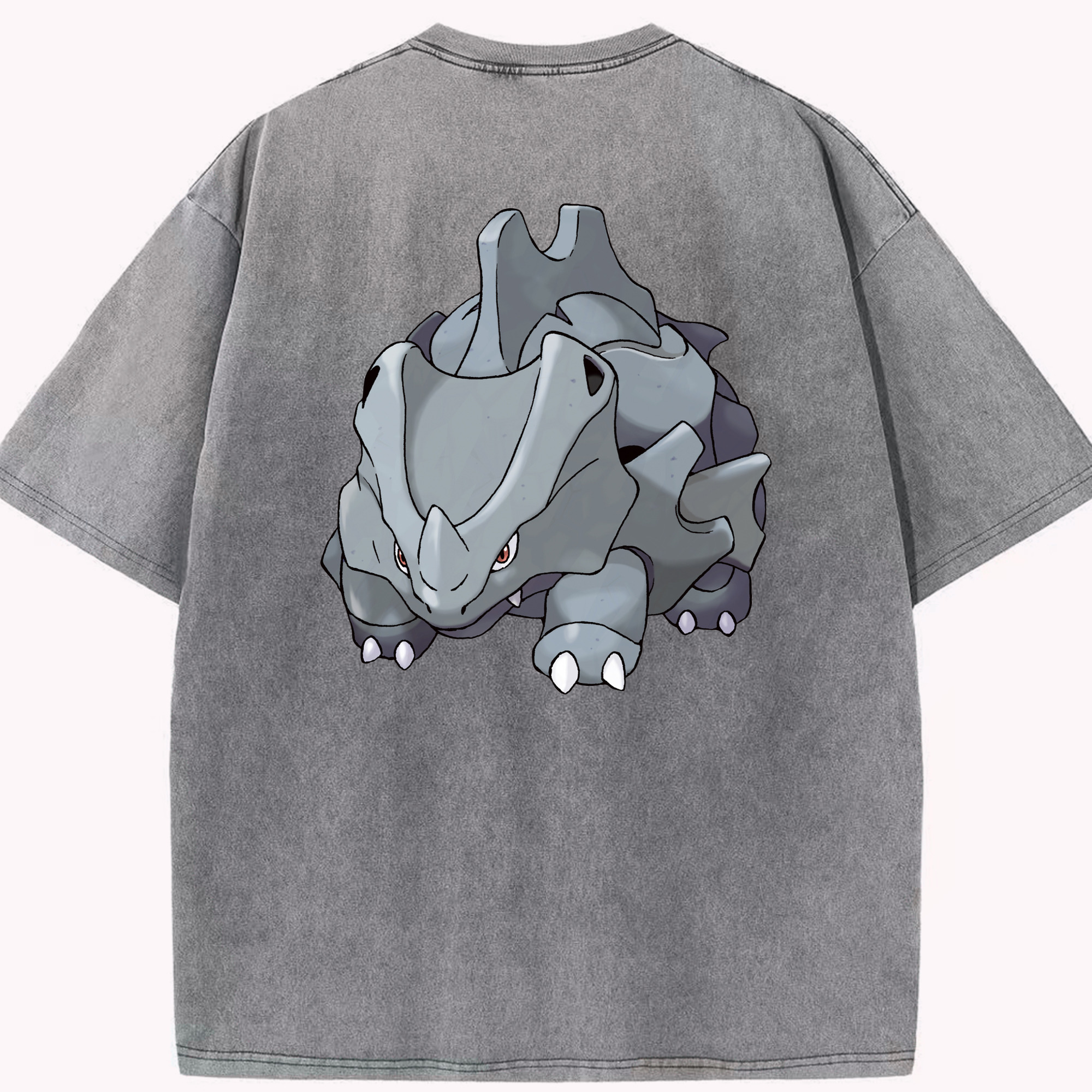 （画像用） ポケットモンスター Pokémon 綿100% ヴィンテージ風 半袖Tシャツ（背面プリント）