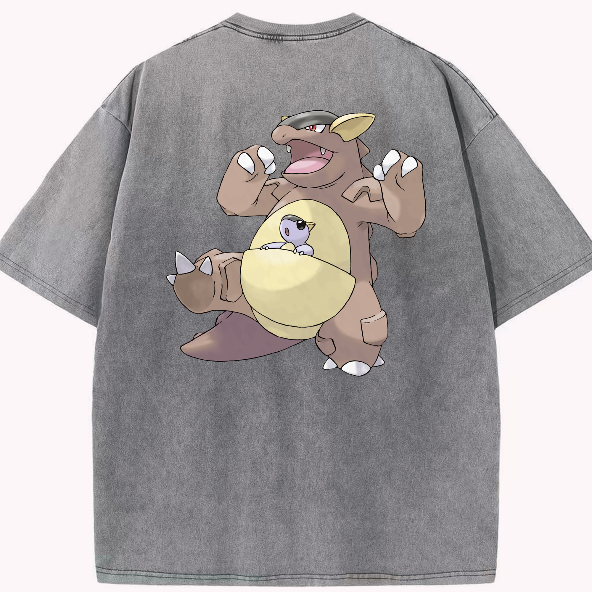 （画像用） ポケットモンスター Pokémon 綿100% ヴィンテージ風 半袖Tシャツ（背面プリント）