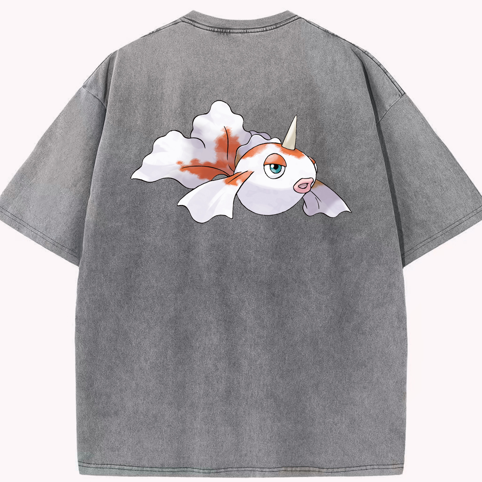 （画像用） ポケットモンスター Pokémon 綿100% ヴィンテージ風 半袖Tシャツ（背面プリント）