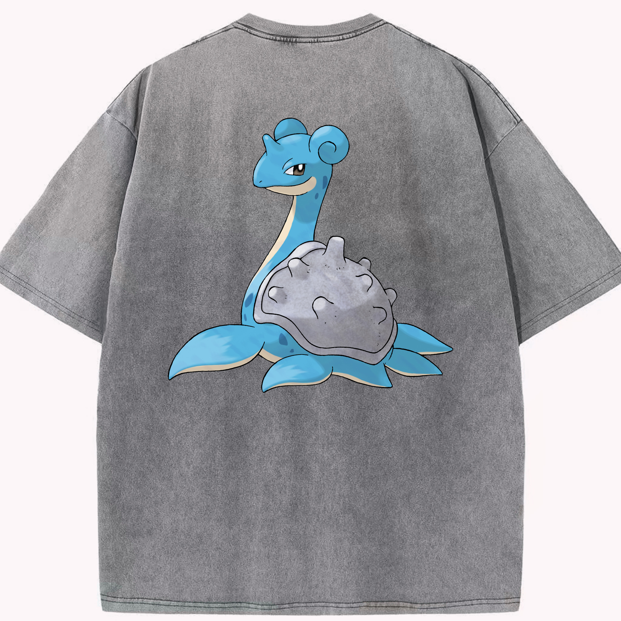 （画像用） ポケットモンスター Pokémon 綿100% ヴィンテージ風 半袖Tシャツ（背面プリント）
