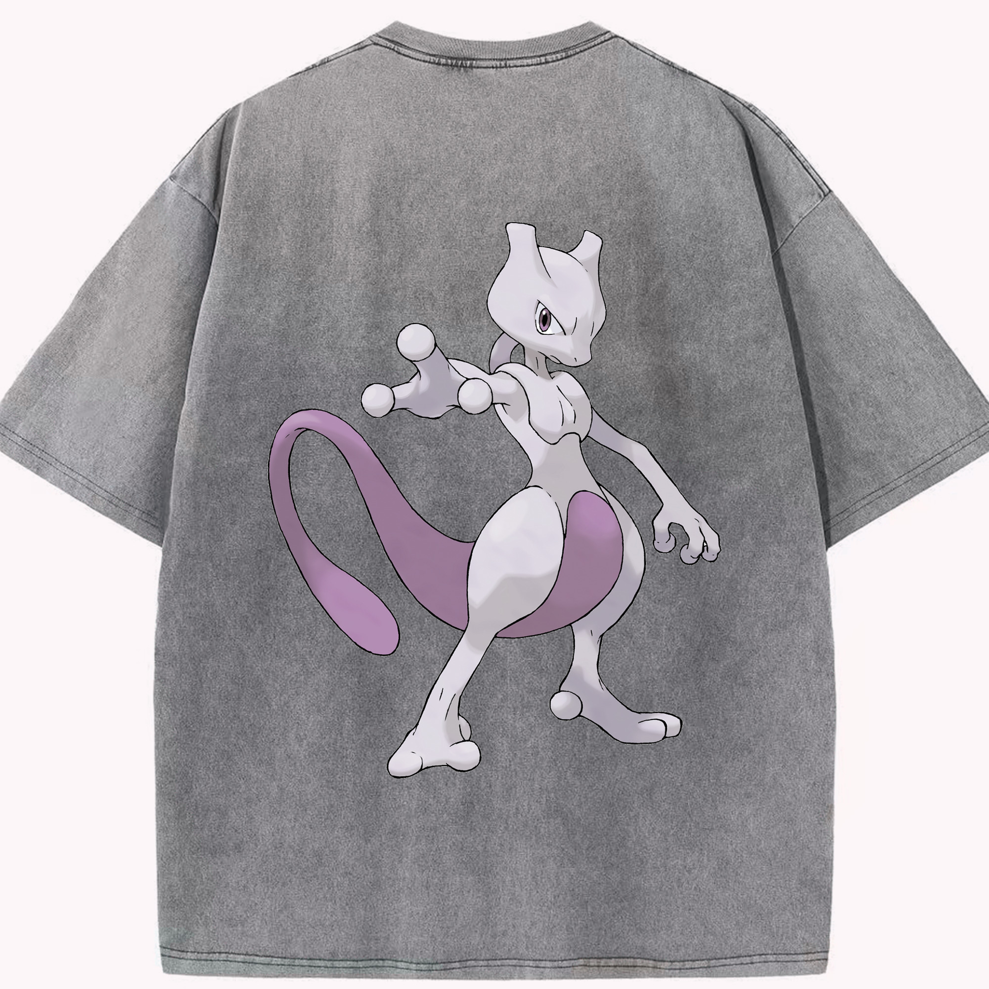 （画像用） ポケットモンスター Pokémon 綿100% ヴィンテージ風 半袖Tシャツ（背面プリント）