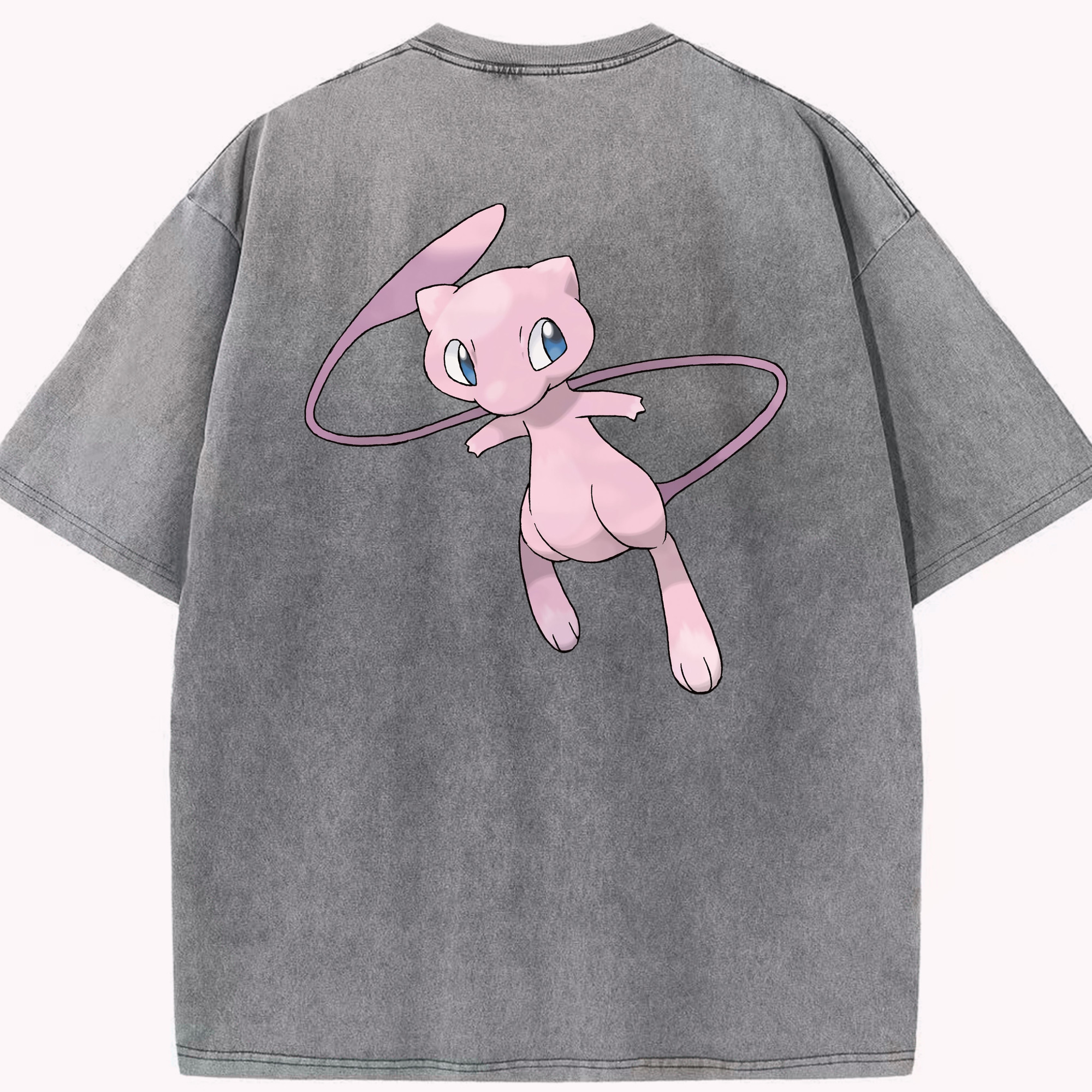 （画像用） ポケットモンスター Pokémon 綿100% ヴィンテージ風 半袖Tシャツ（背面プリント）