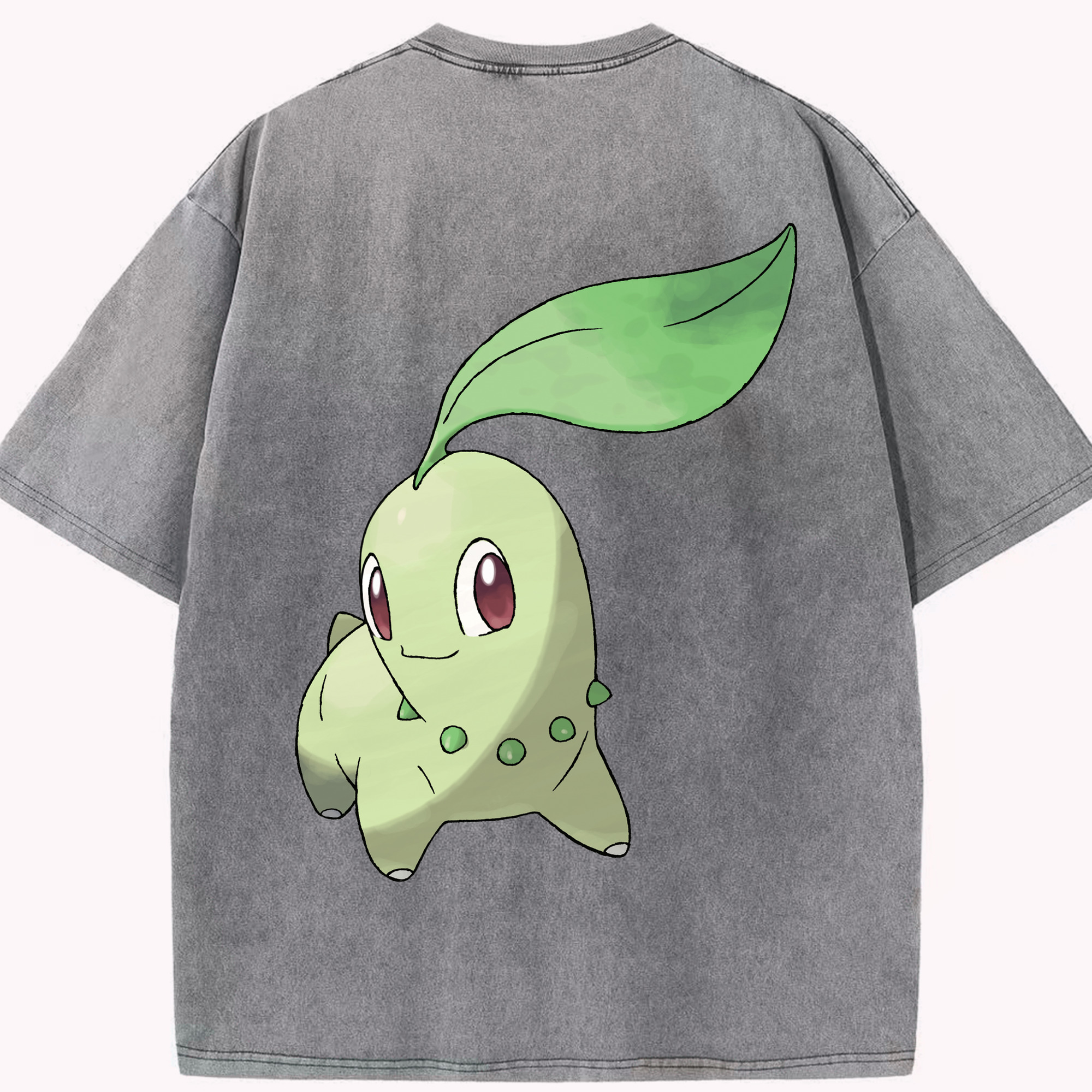 （画像用） ポケットモンスター Pokémon 綿100% ヴィンテージ風 半袖Tシャツ（背面プリント）
