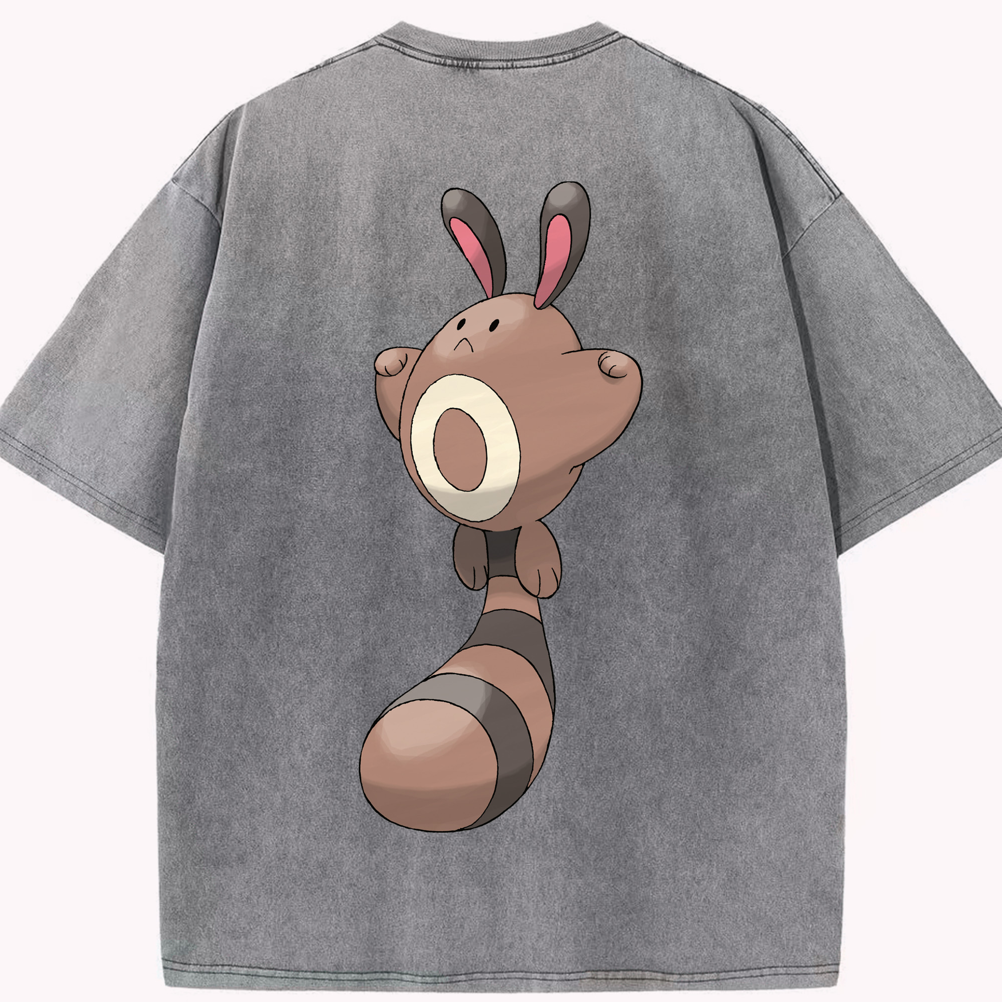 （画像用） ポケットモンスター Pokémon 綿100% ヴィンテージ風 半袖Tシャツ（背面プリント）