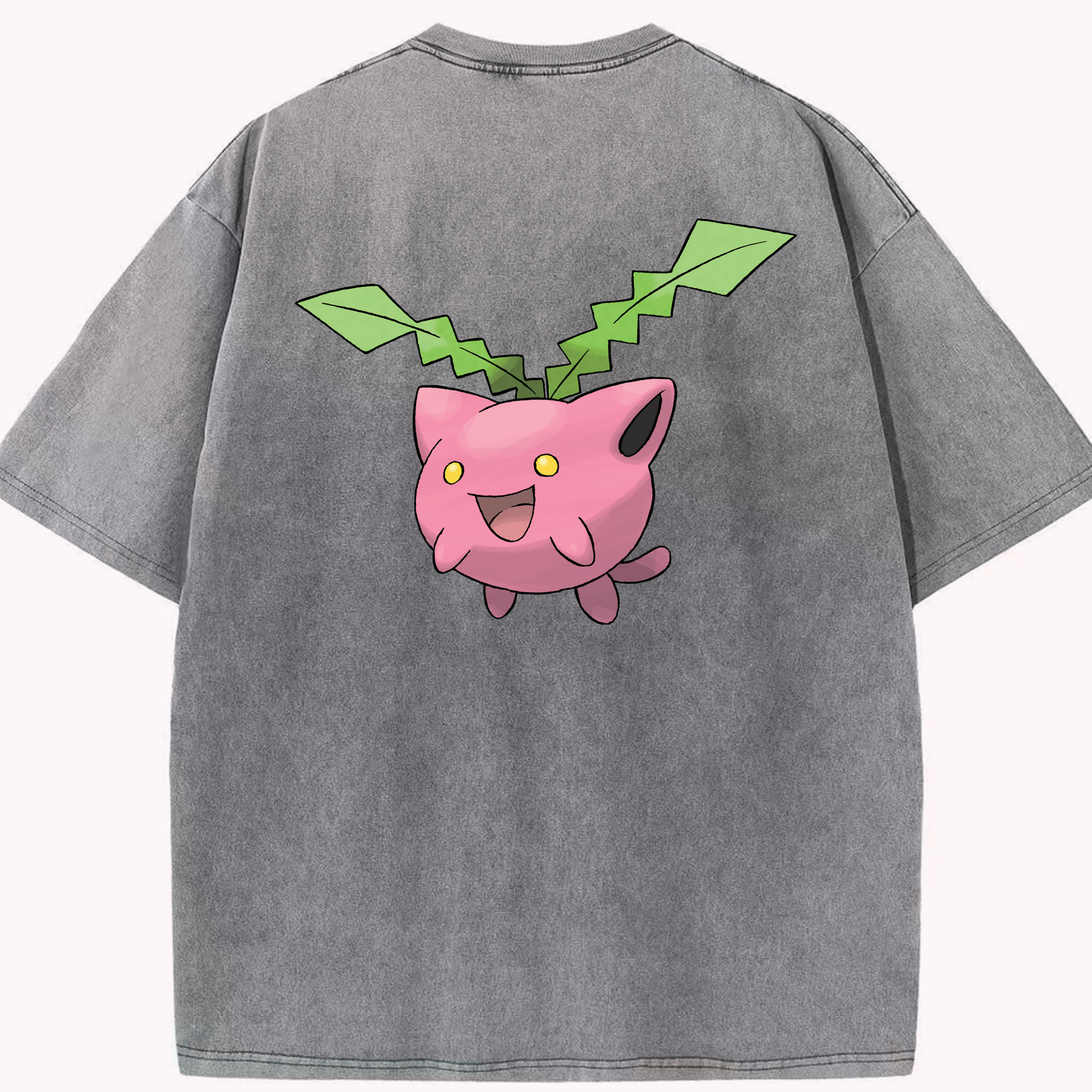 （画像用） ポケットモンスター Pokémon 綿100% ヴィンテージ風 半袖Tシャツ（背面プリント）