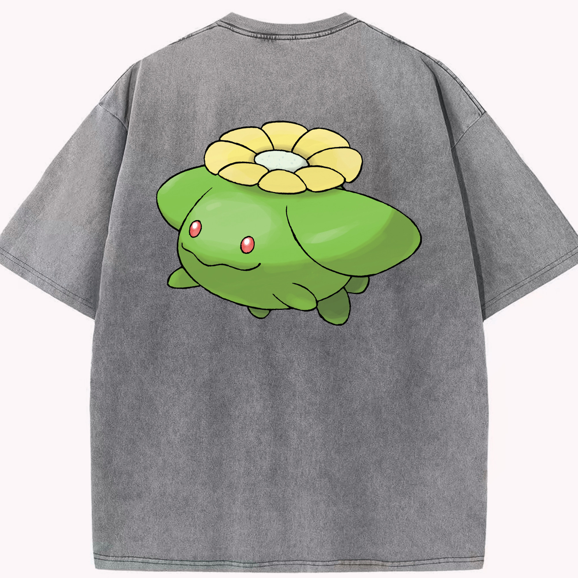 （画像用） ポケットモンスター Pokémon 綿100% ヴィンテージ風 半袖Tシャツ（背面プリント）