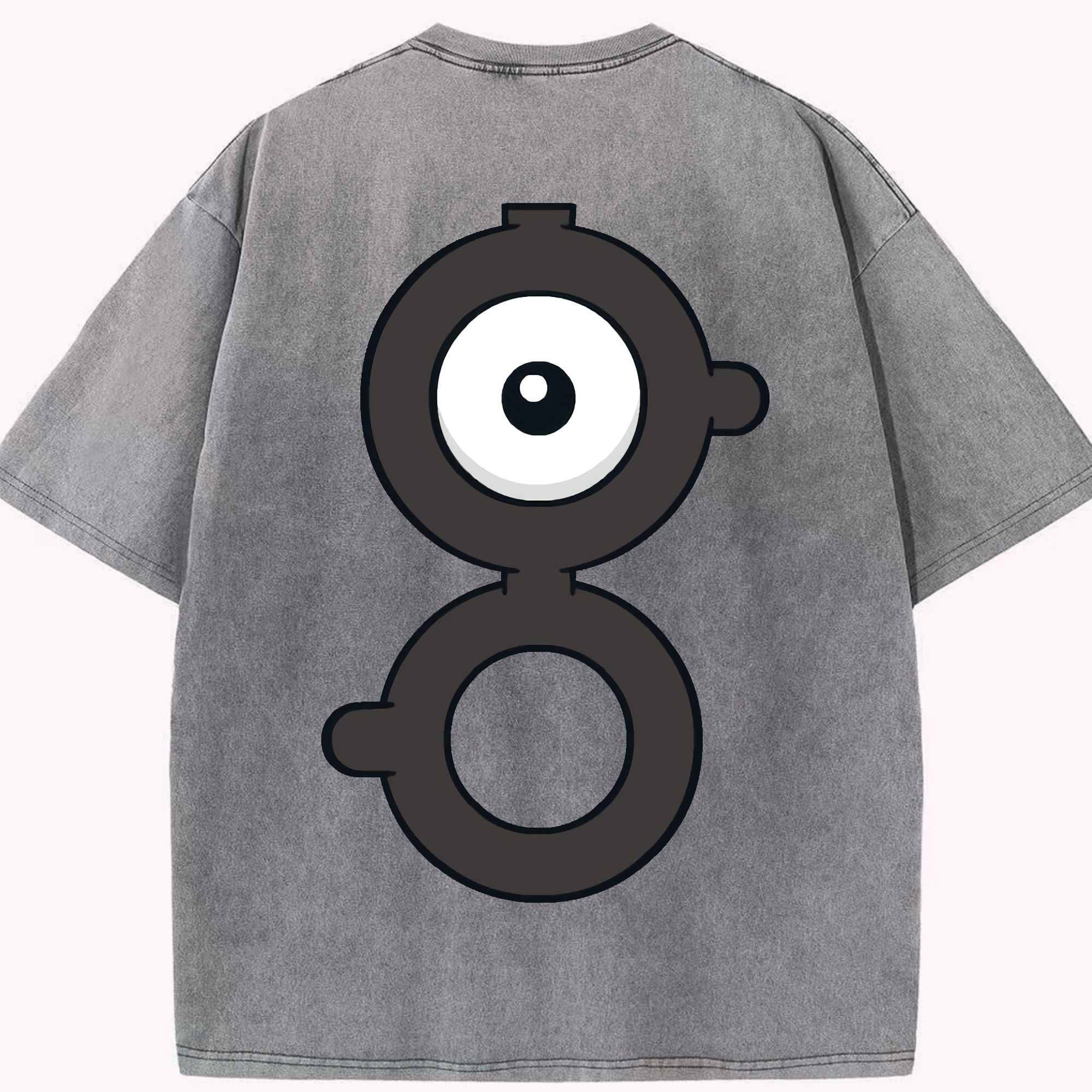 （画像用） ポケットモンスター Pokémon 綿100% ヴィンテージ風 半袖Tシャツ（背面プリント）