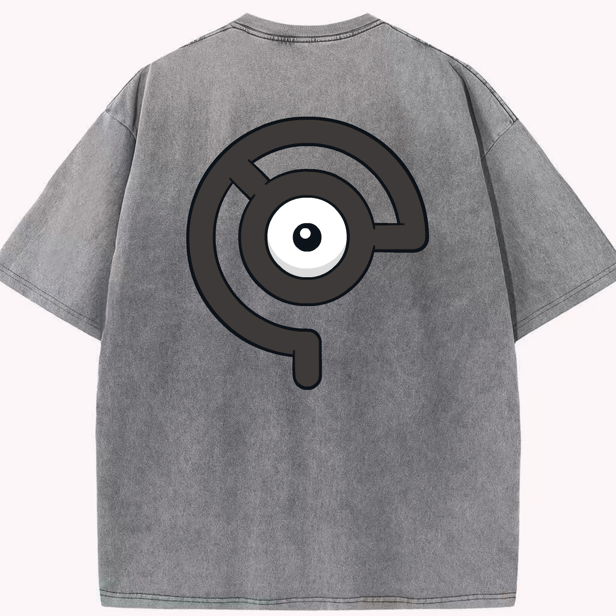 （画像用） ポケットモンスター Pokémon 綿100% ヴィンテージ風 半袖Tシャツ（背面プリント）