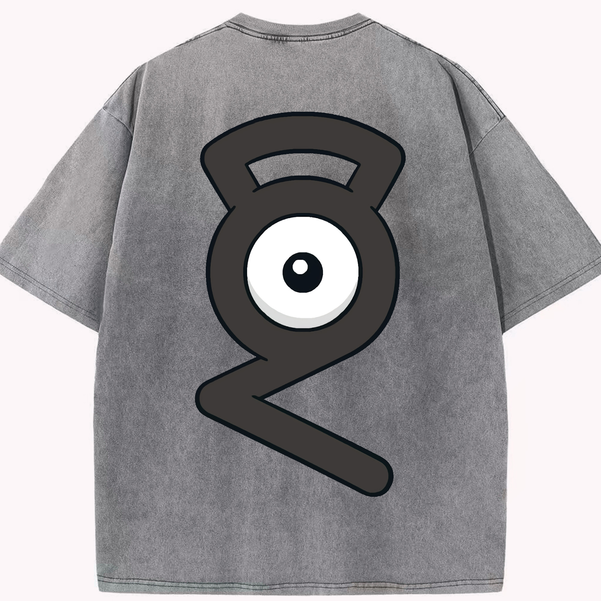 （画像用） ポケットモンスター Pokémon 綿100% ヴィンテージ風 半袖Tシャツ（背面プリント）