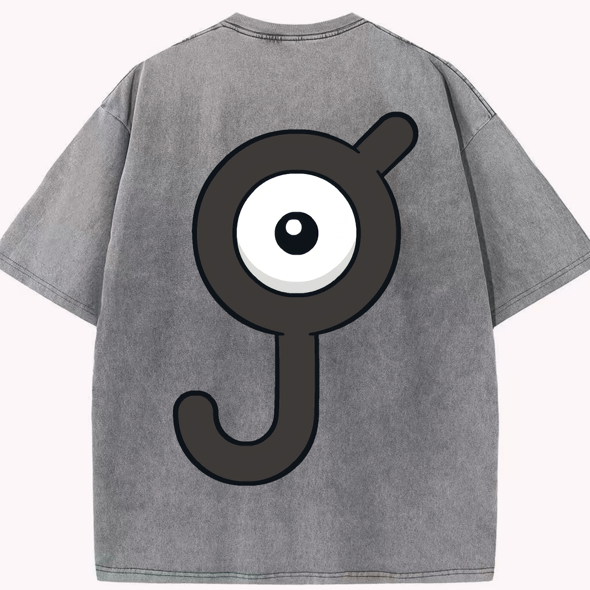 （画像用） ポケットモンスター Pokémon 綿100% ヴィンテージ風 半袖Tシャツ（背面プリント）
