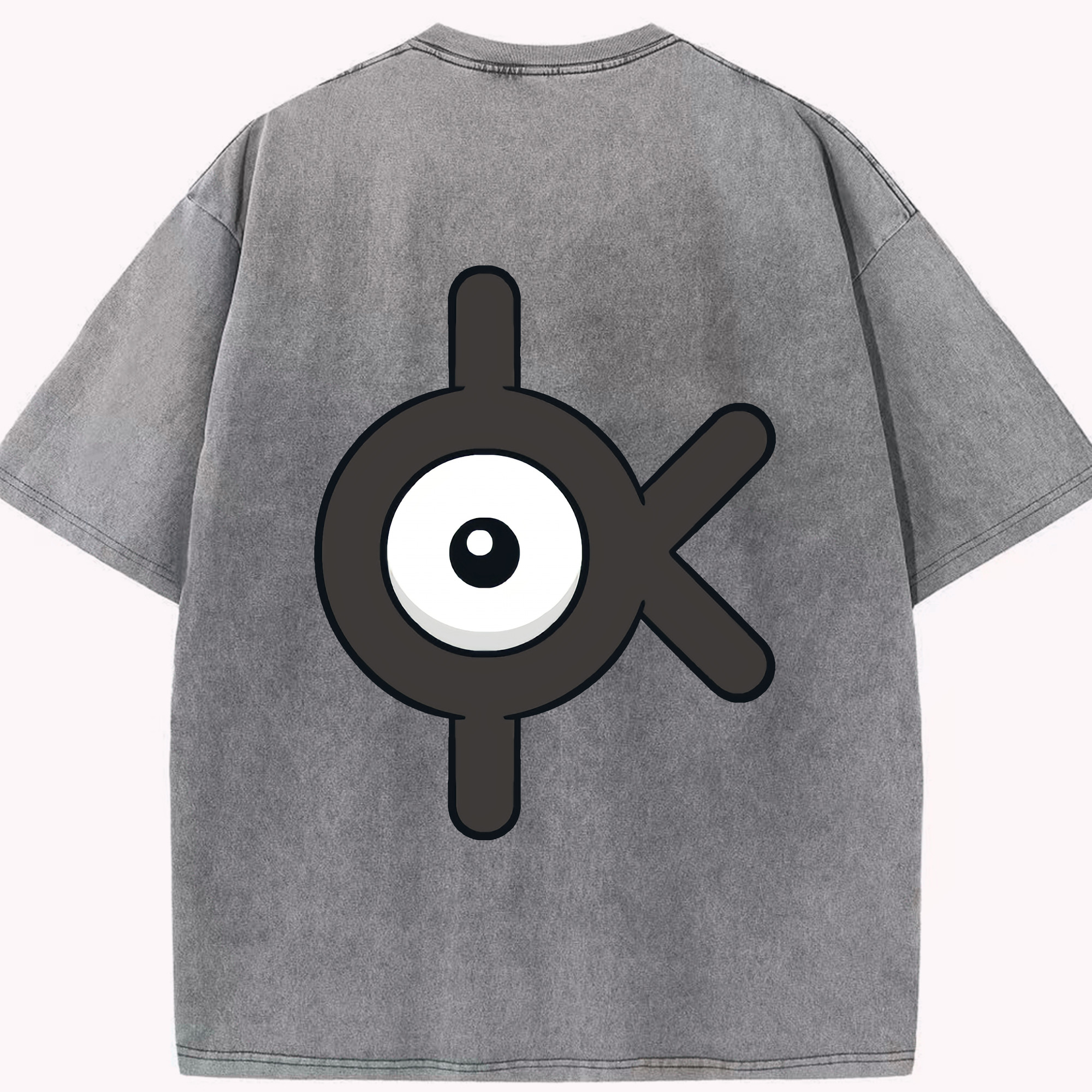 （画像用） ポケットモンスター Pokémon 綿100% ヴィンテージ風 半袖Tシャツ（背面プリント）