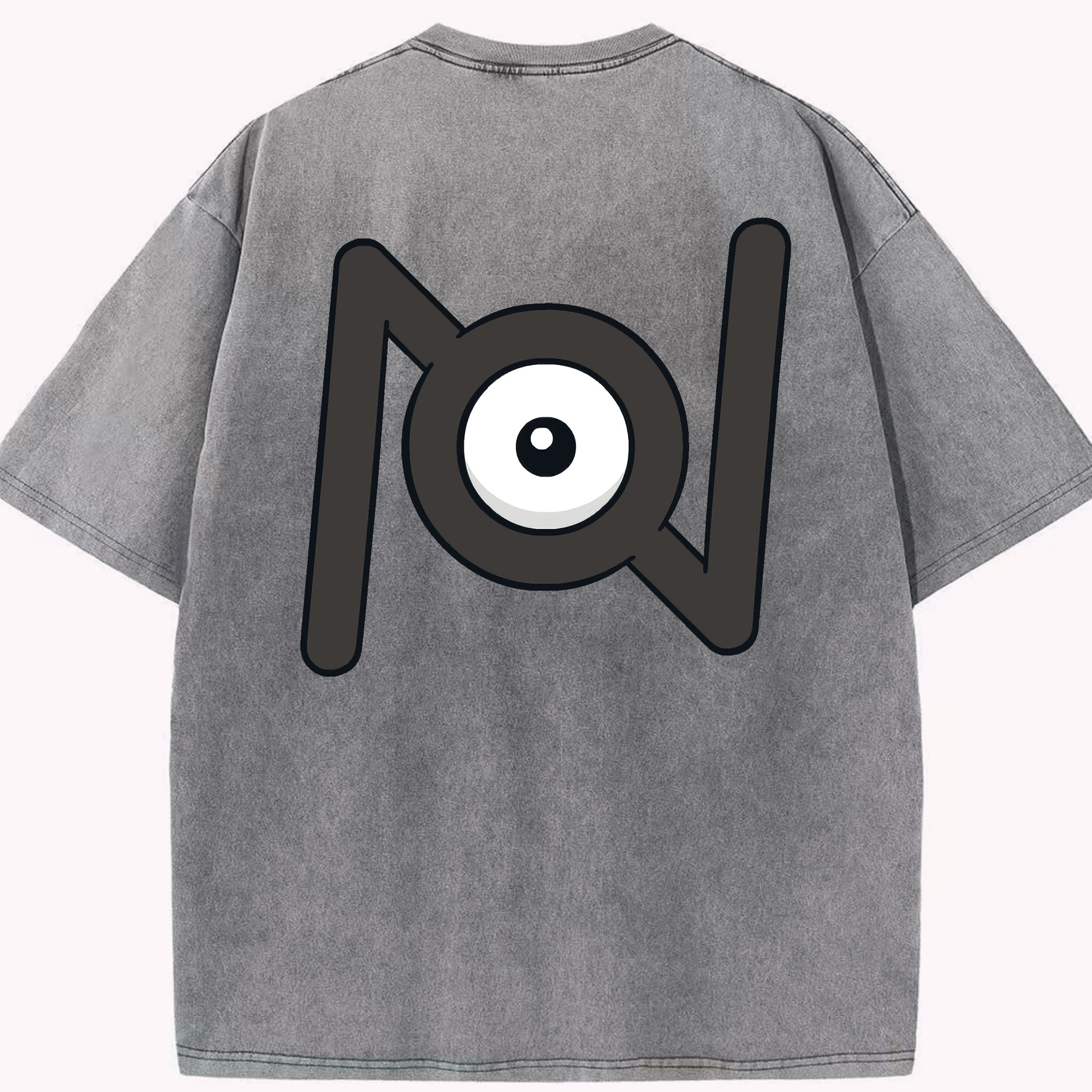 （画像用） ポケットモンスター Pokémon 綿100% ヴィンテージ風 半袖Tシャツ（背面プリント）