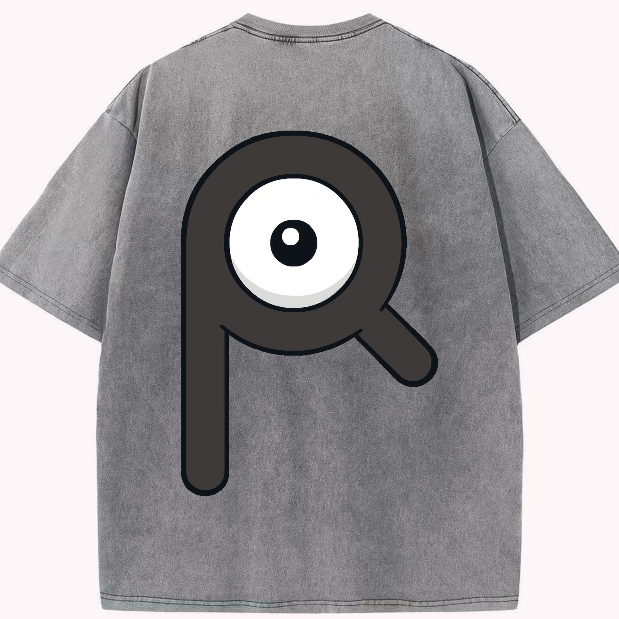 （画像用） ポケットモンスター Pokémon 綿100% ヴィンテージ風 半袖Tシャツ（背面プリント）