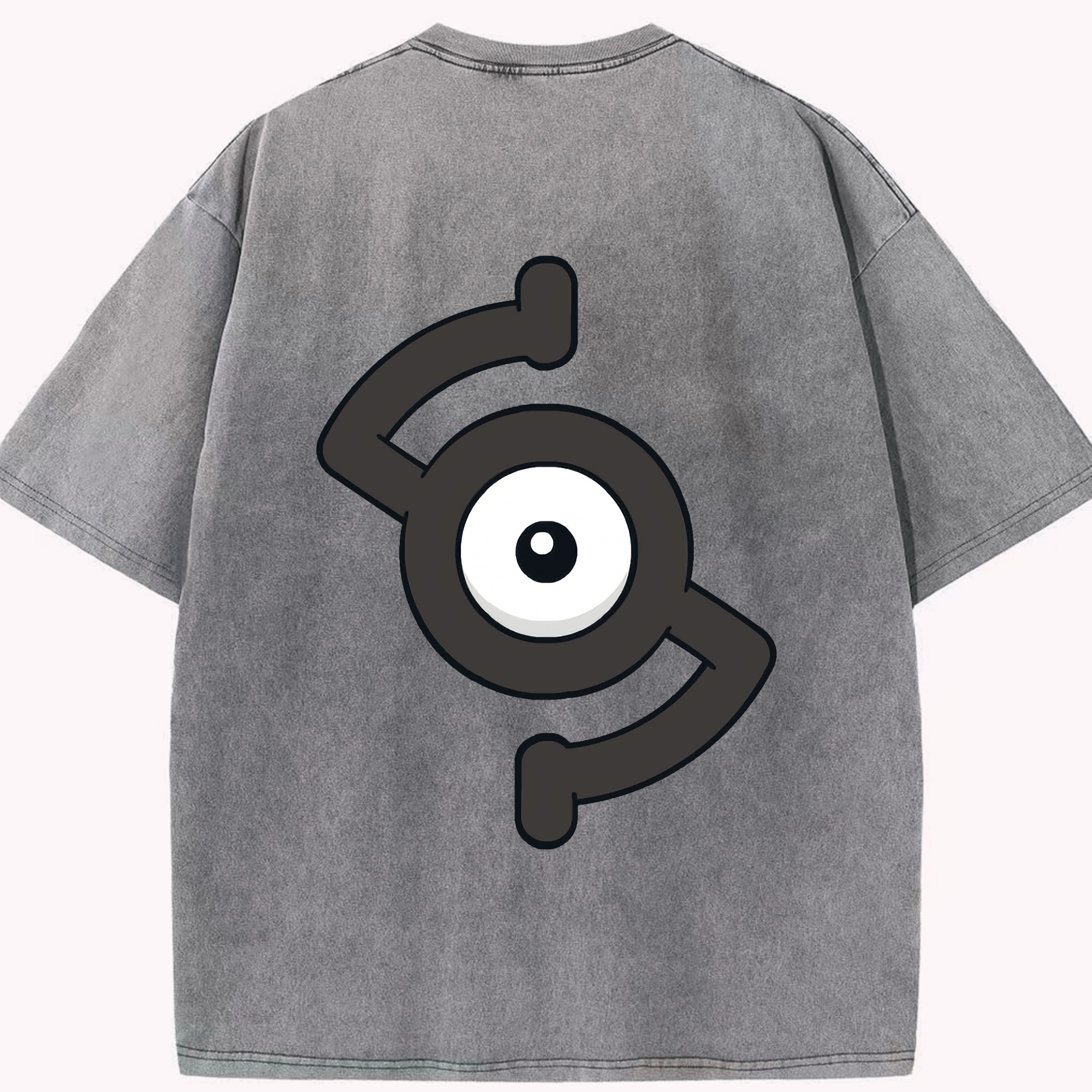 （画像用） ポケットモンスター Pokémon 綿100% ヴィンテージ風 半袖Tシャツ（背面プリント）