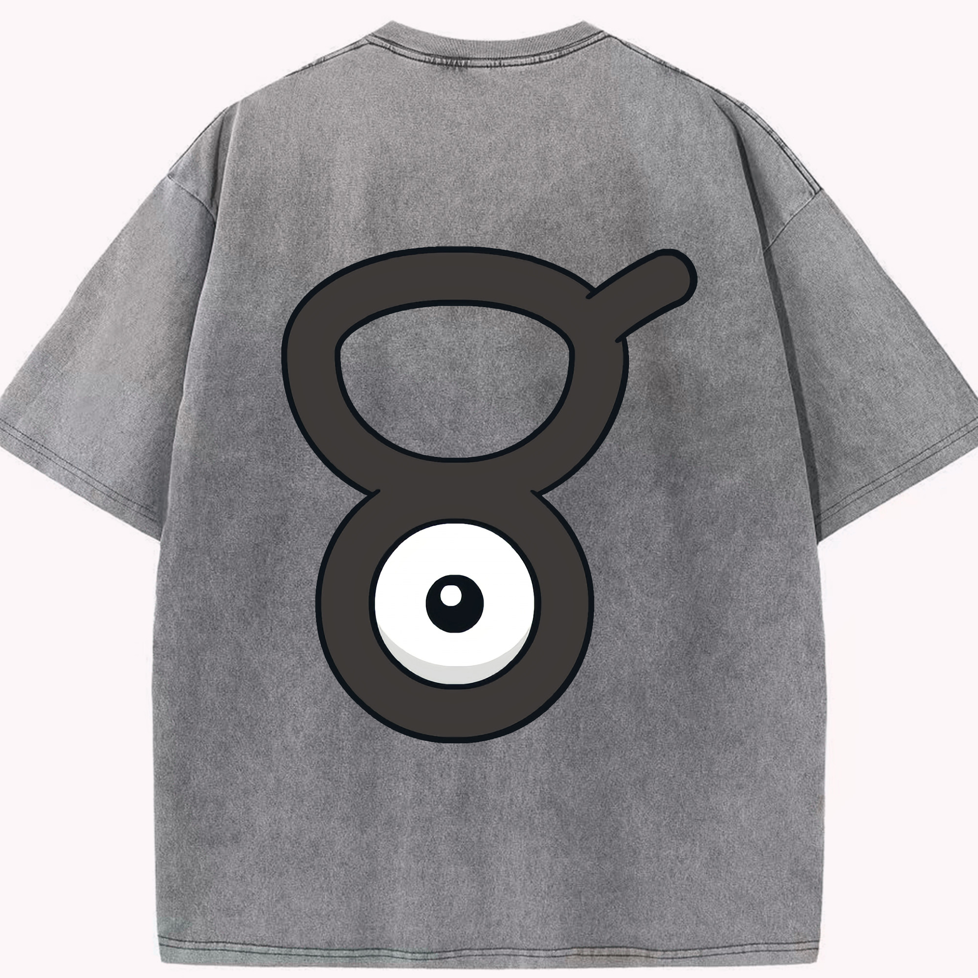（画像用） ポケットモンスター Pokémon 綿100% ヴィンテージ風 半袖Tシャツ（背面プリント）