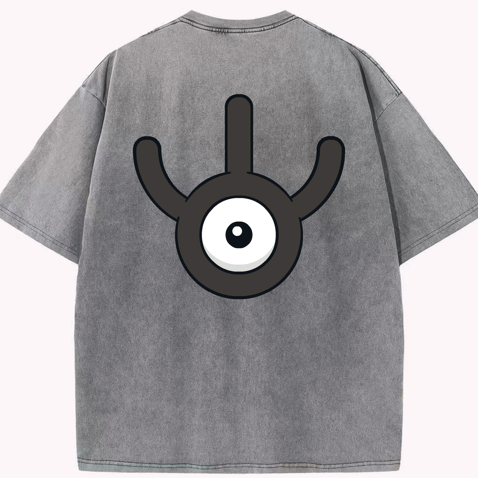 （画像用） ポケットモンスター Pokémon 綿100% ヴィンテージ風 半袖Tシャツ（背面プリント）