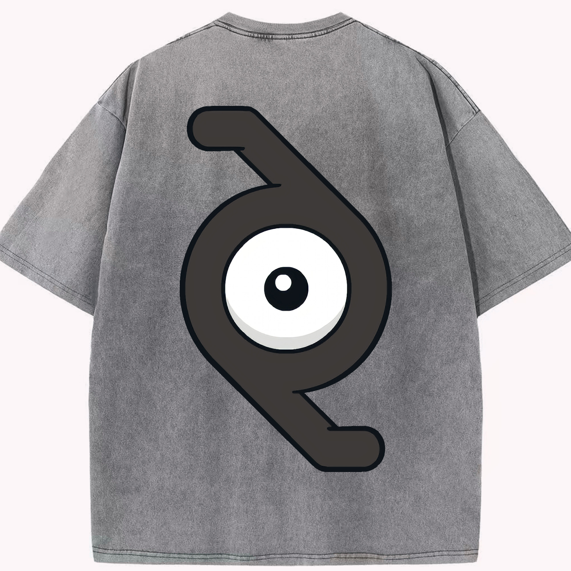 （画像用） ポケットモンスター Pokémon 綿100% ヴィンテージ風 半袖Tシャツ（背面プリント）