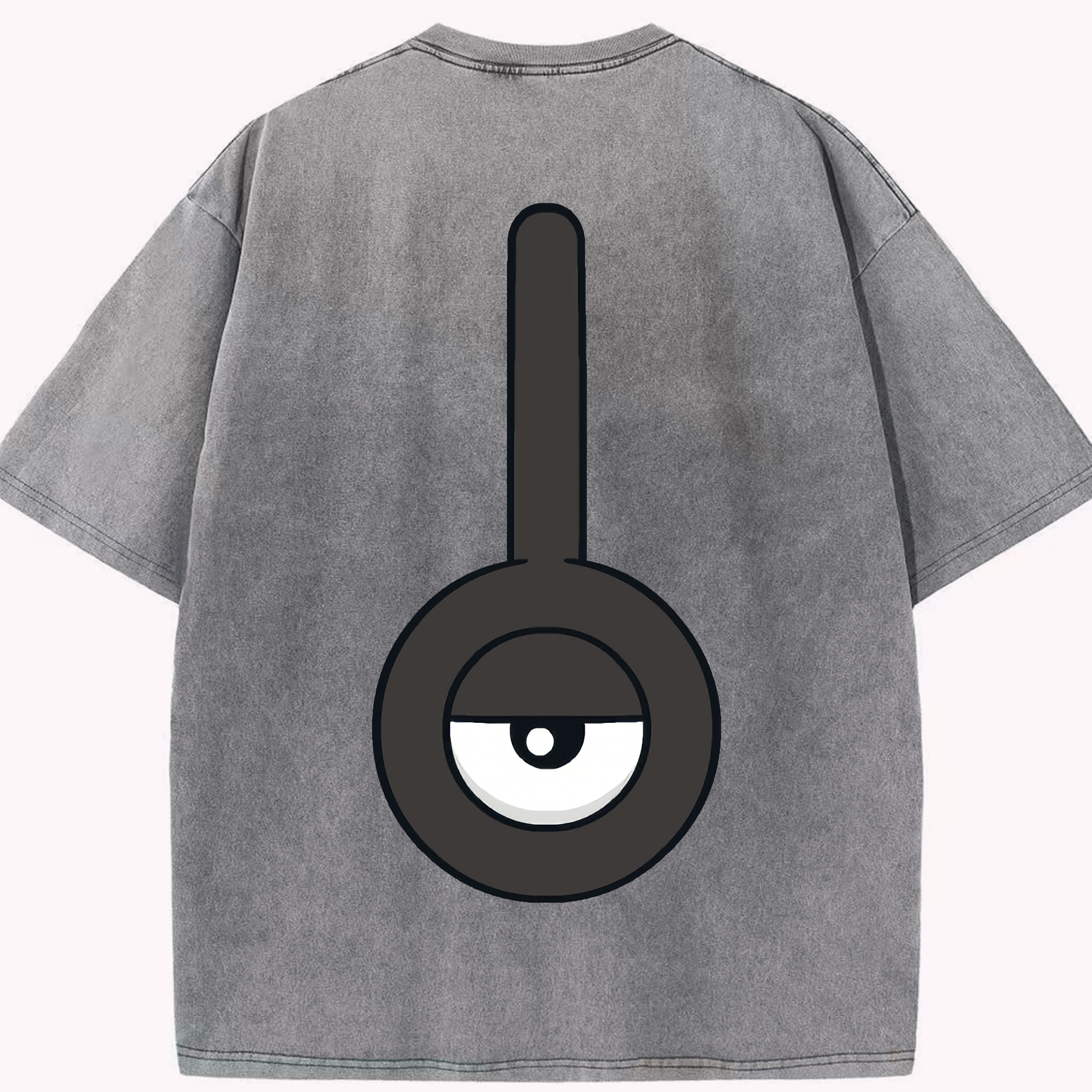 （画像用） ポケットモンスター Pokémon 綿100% ヴィンテージ風 半袖Tシャツ（背面プリント）