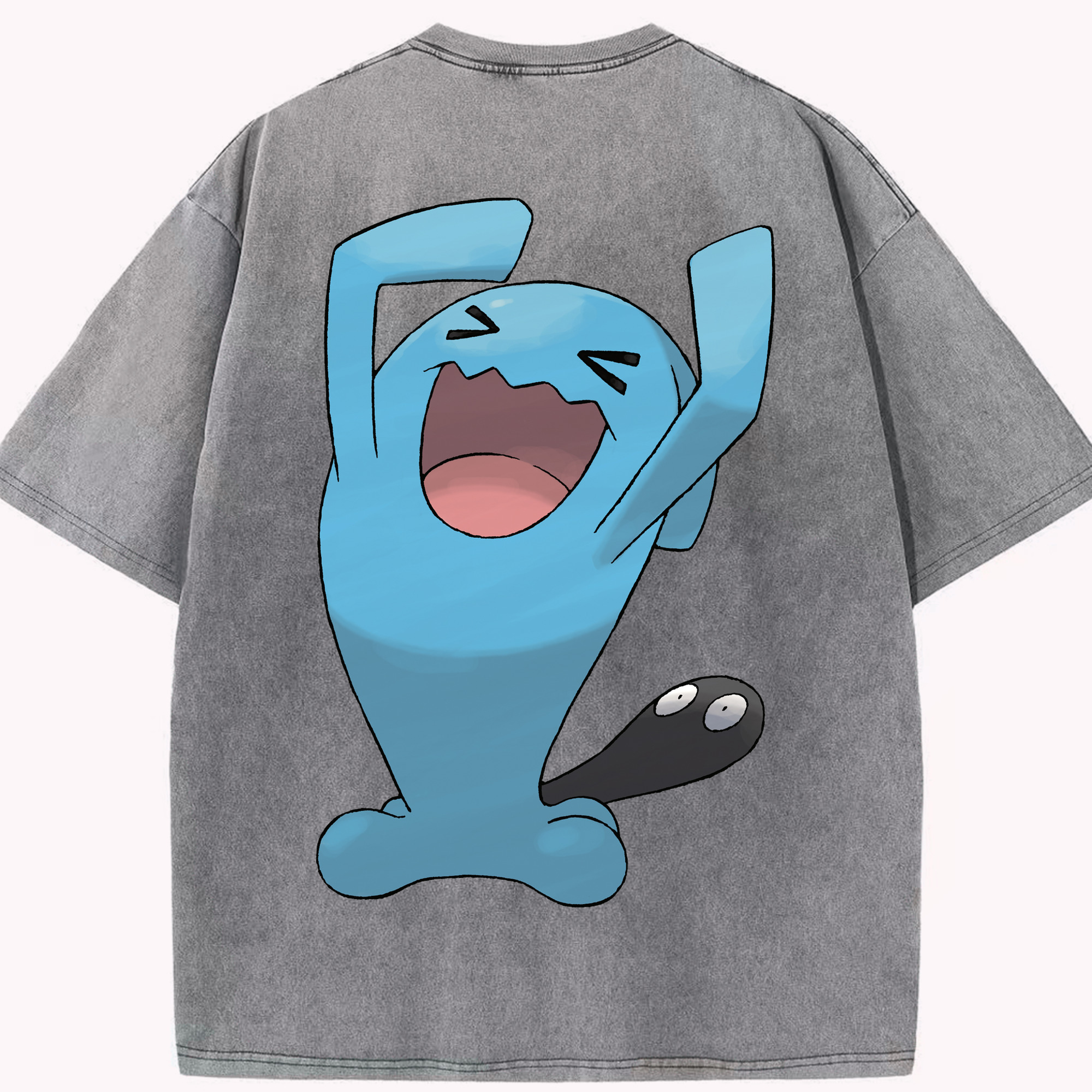 （画像用） ポケットモンスター Pokémon 綿100% ヴィンテージ風 半袖Tシャツ（背面プリント）