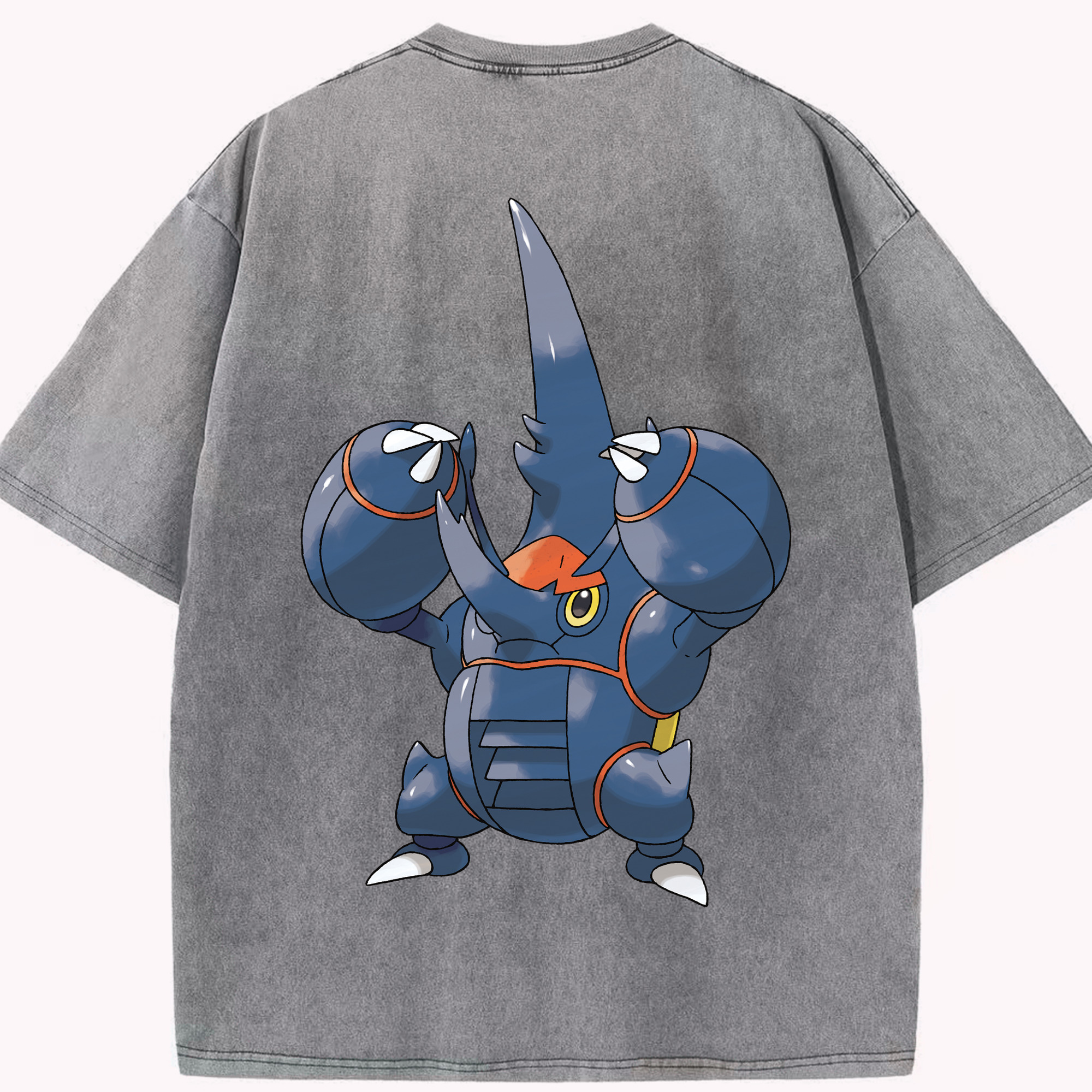 （画像用） ポケットモンスター Pokémon 綿100% ヴィンテージ風 半袖Tシャツ（背面プリント）