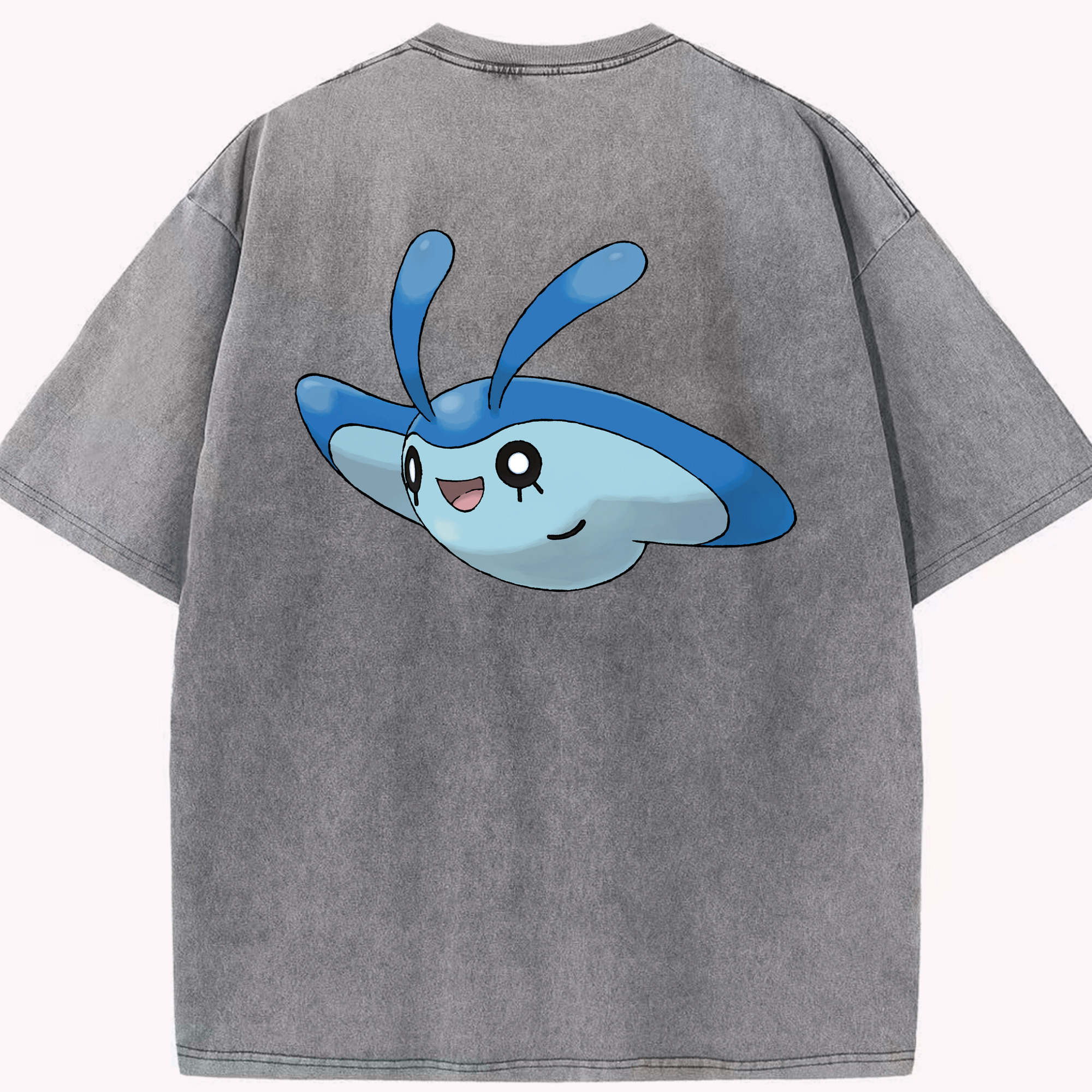 （画像用） ポケットモンスター Pokémon 綿100% ヴィンテージ風 半袖Tシャツ（背面プリント）