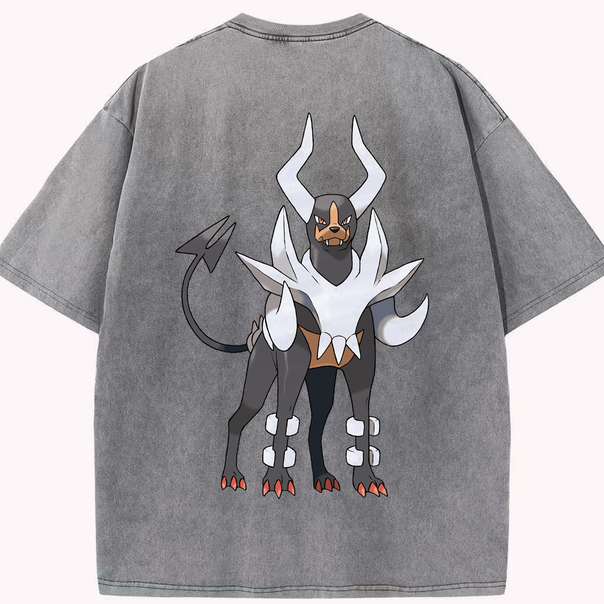 （画像用） ポケットモンスター Pokémon 綿100% ヴィンテージ風 半袖Tシャツ（背面プリント）