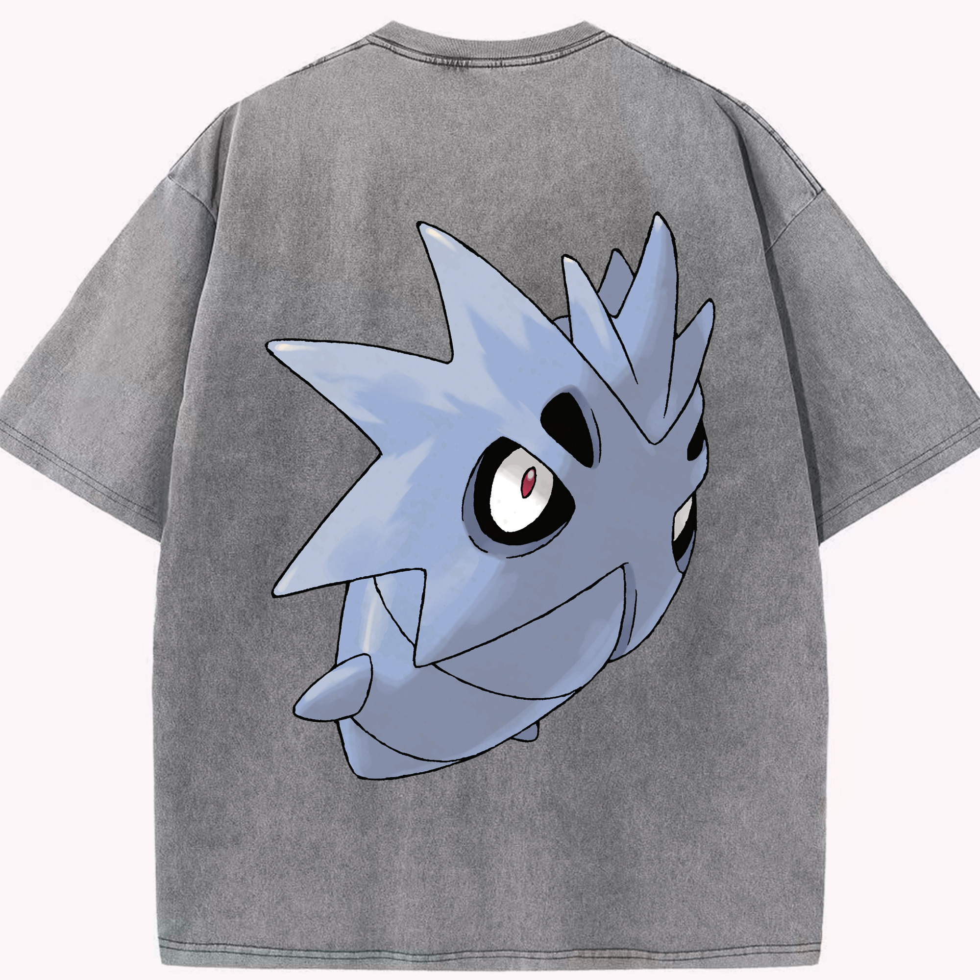 （画像用） ポケットモンスター Pokémon 綿100% ヴィンテージ風 半袖Tシャツ（背面プリント）