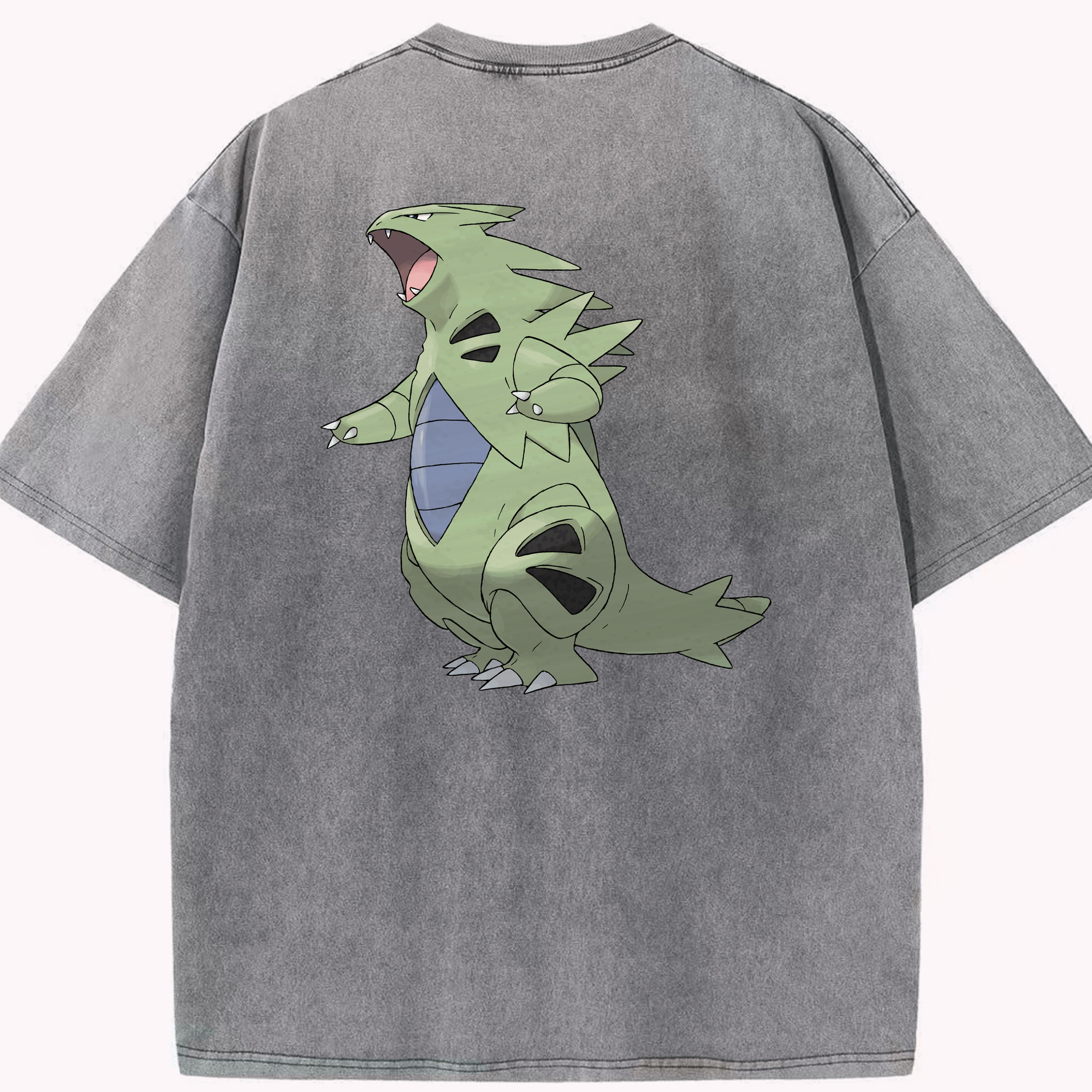 （画像用） ポケットモンスター Pokémon 綿100% ヴィンテージ風 半袖Tシャツ（背面プリント）