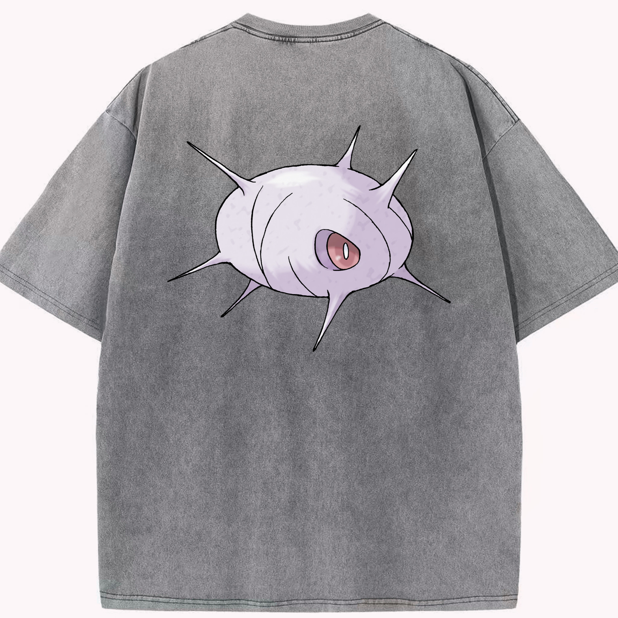 （画像用） ポケットモンスター Pokémon 綿100% ヴィンテージ風 半袖Tシャツ（背面プリント）