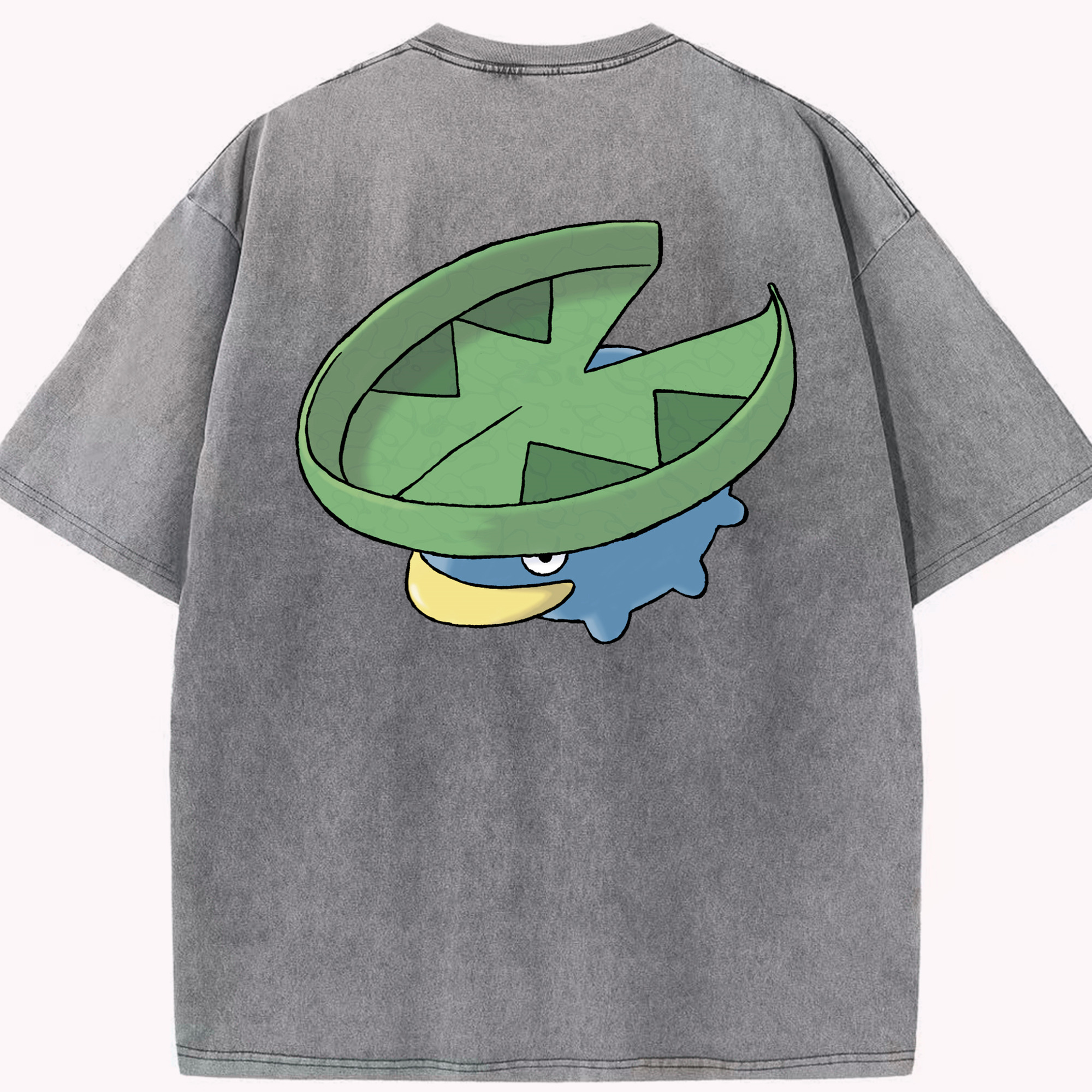 （画像用） ポケットモンスター Pokémon 綿100% ヴィンテージ風 半袖Tシャツ（背面プリント）