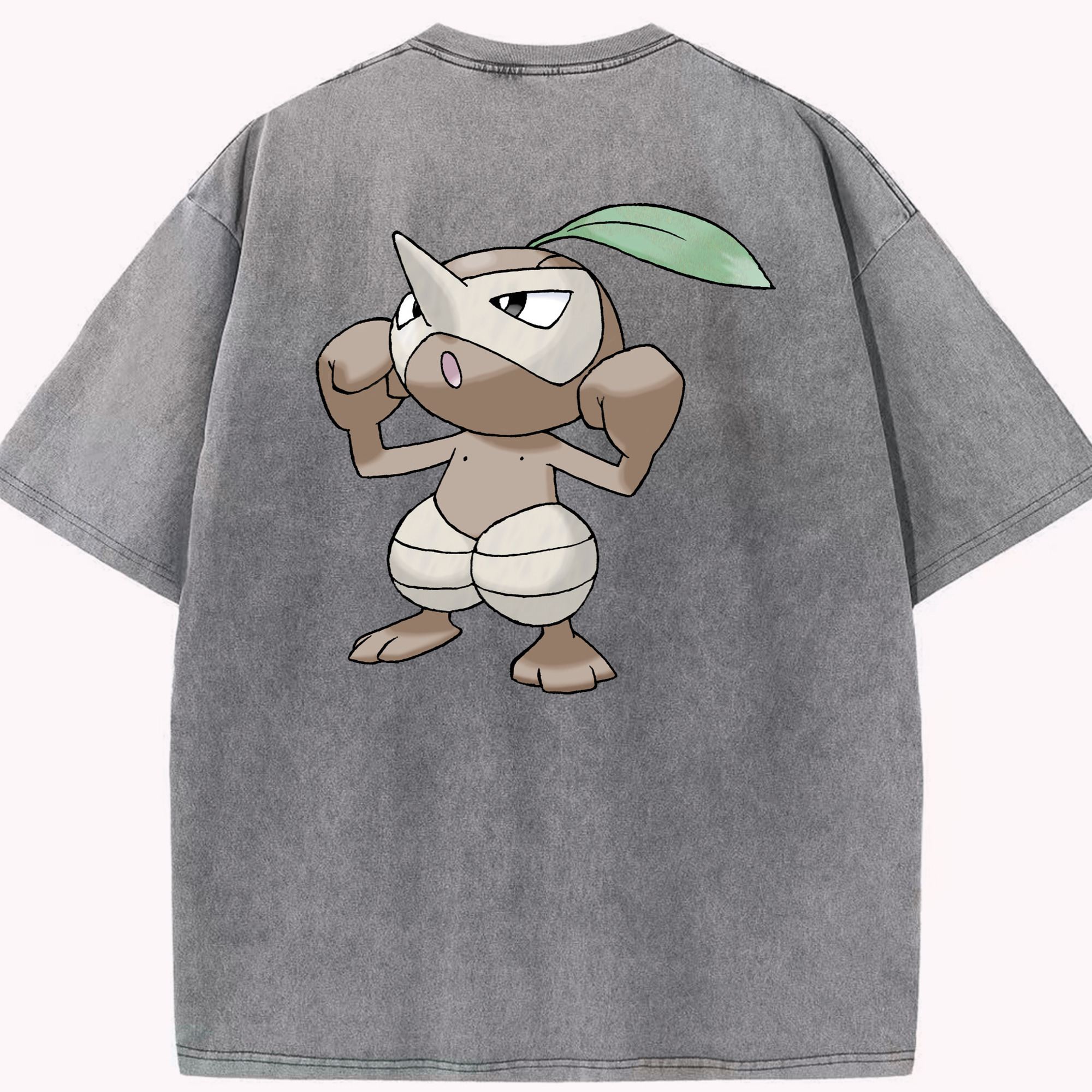 （画像用） ポケットモンスター Pokémon 綿100% ヴィンテージ風 半袖Tシャツ（背面プリント）