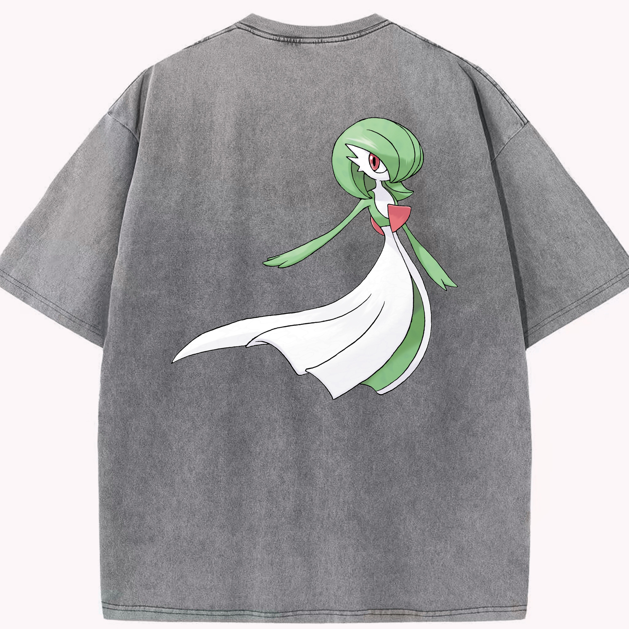 （画像用） ポケットモンスター Pokémon 綿100% ヴィンテージ風 半袖Tシャツ（背面プリント）