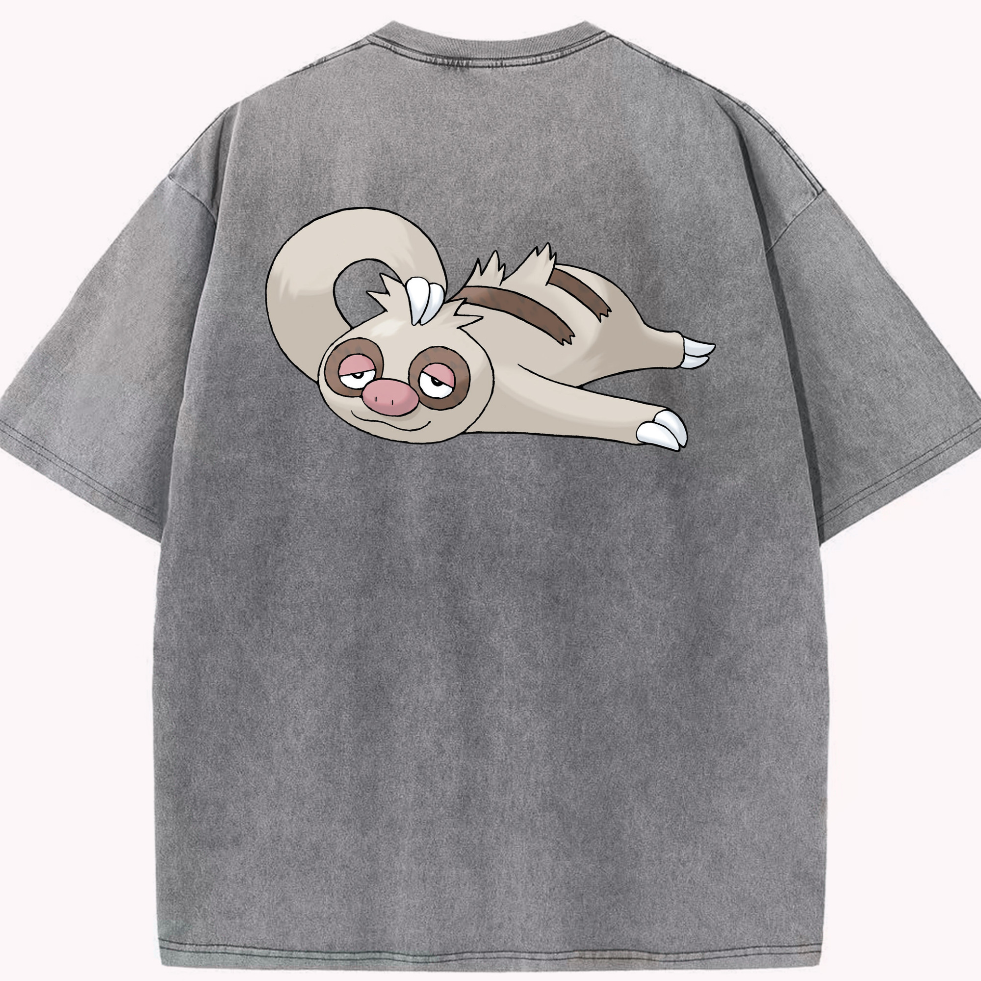 （画像用） ポケットモンスター Pokémon 綿100% ヴィンテージ風 半袖Tシャツ（背面プリント）
