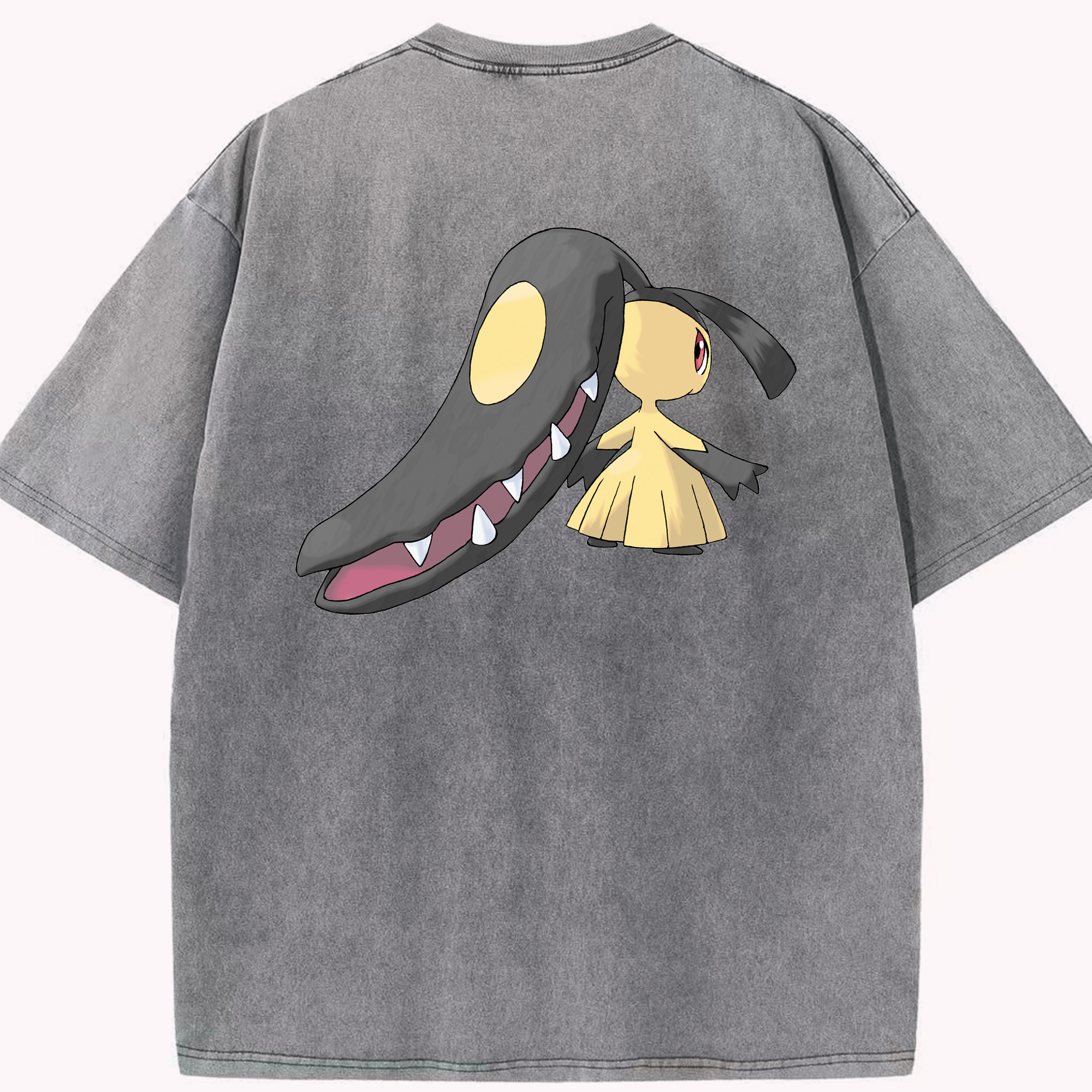 （画像用） ポケットモンスター Pokémon 綿100% ヴィンテージ風 半袖Tシャツ（背面プリント）