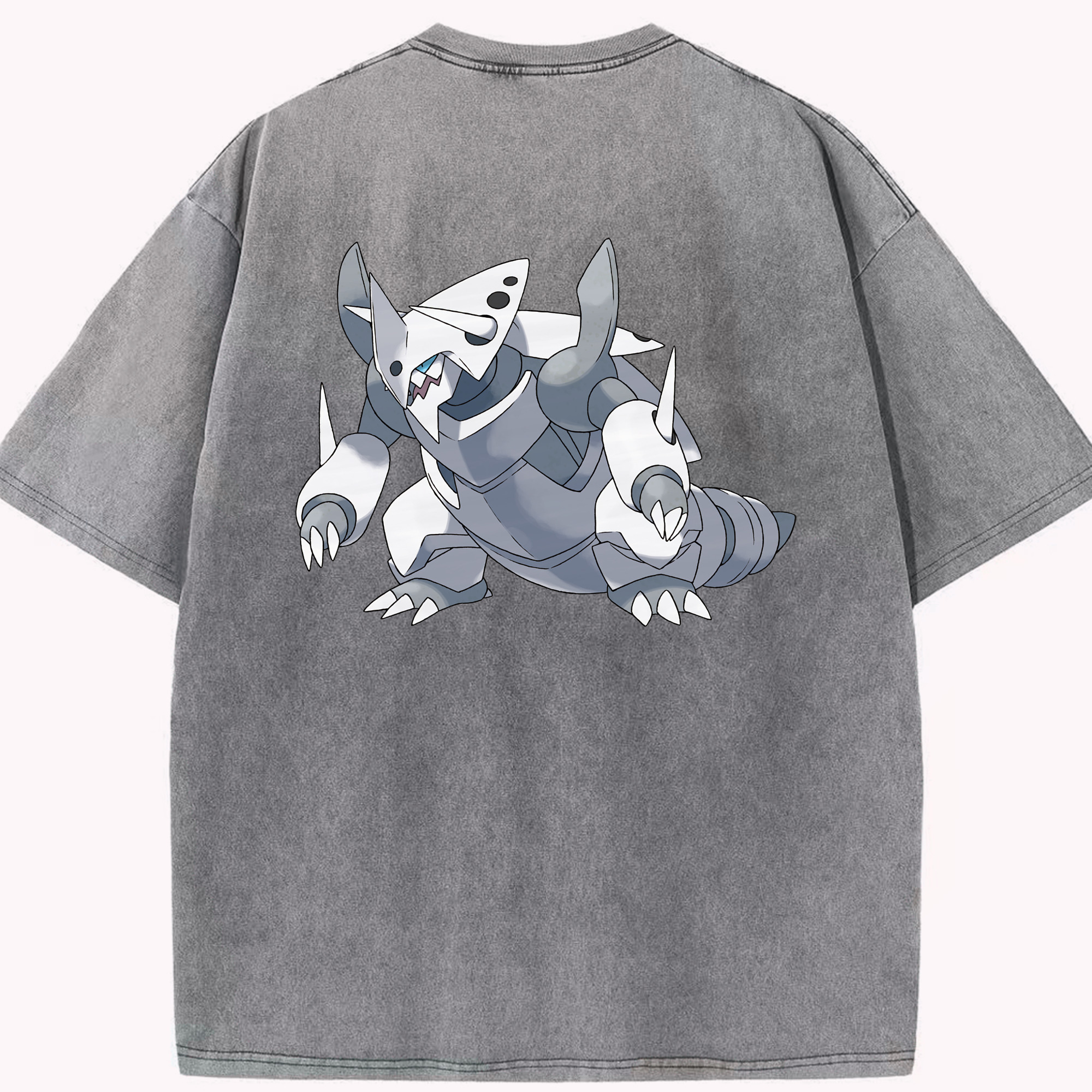 （画像用） ポケットモンスター Pokémon 綿100% ヴィンテージ風 半袖Tシャツ（背面プリント）