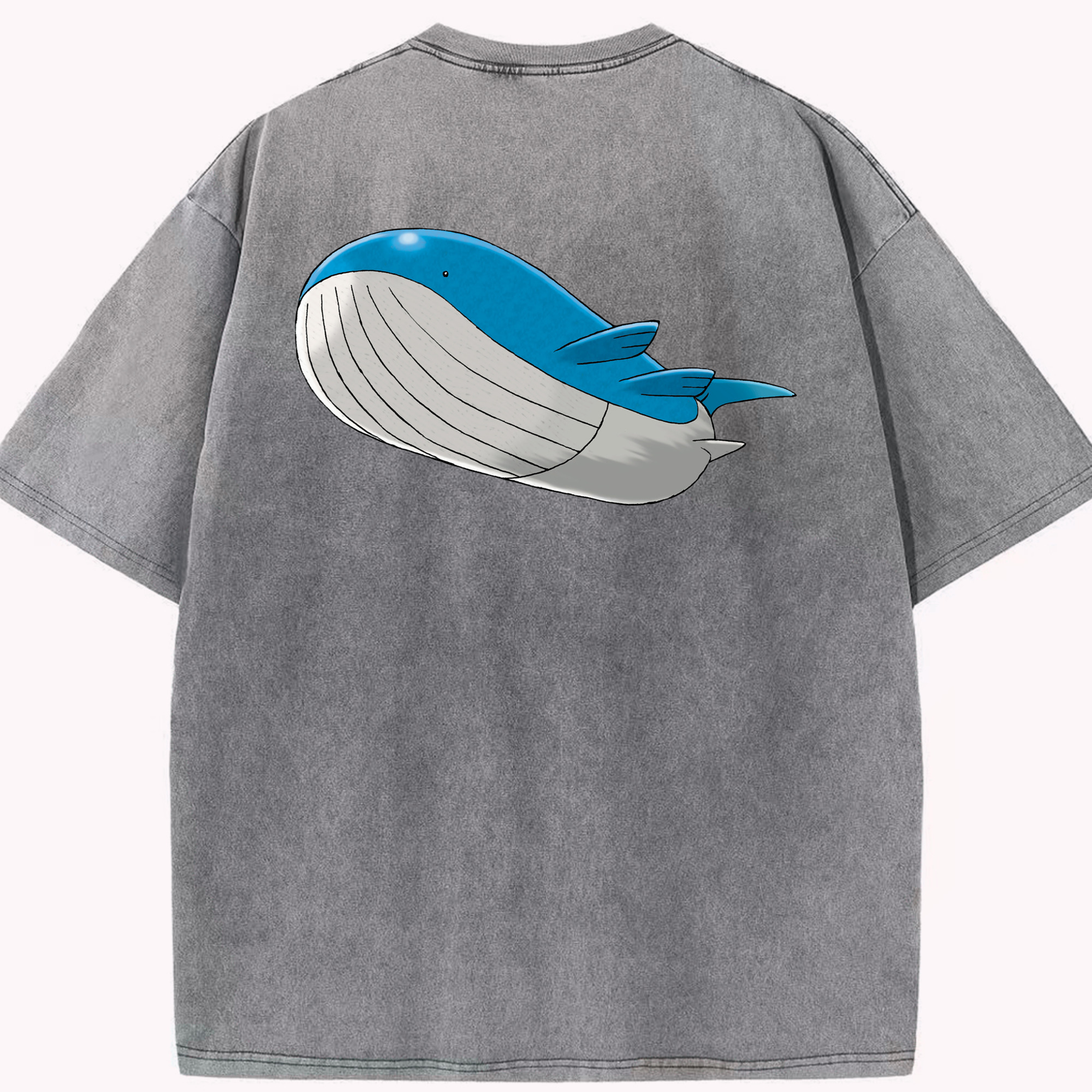 （画像用） ポケットモンスター Pokémon 綿100% ヴィンテージ風 半袖Tシャツ（背面プリント）