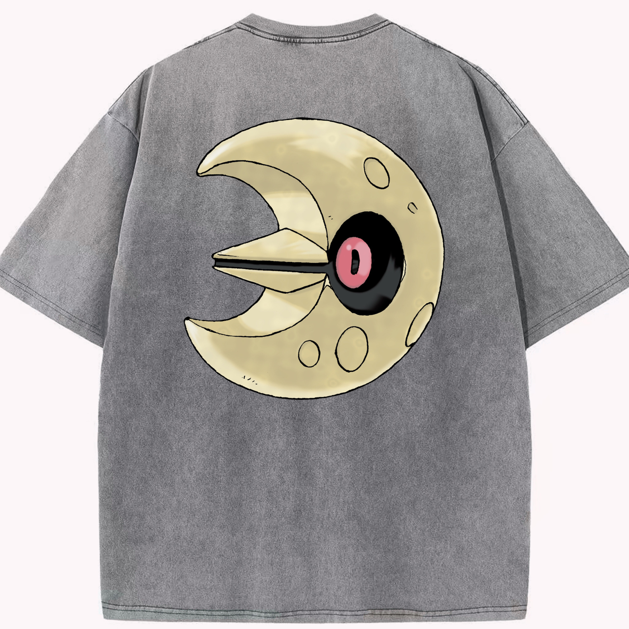 （画像用） ポケットモンスター Pokémon 綿100% ヴィンテージ風 半袖Tシャツ（背面プリント）