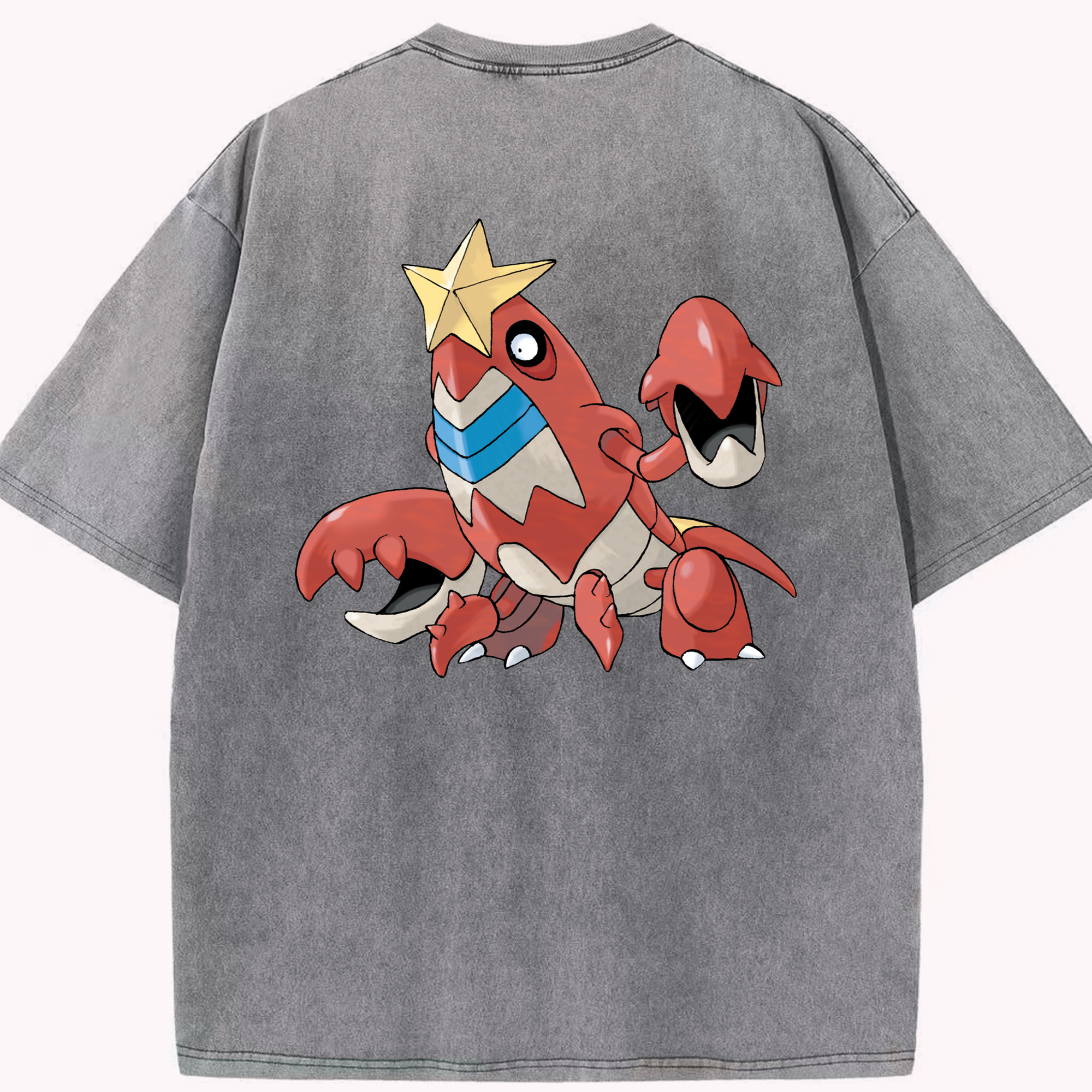 （画像用） ポケットモンスター Pokémon 綿100% ヴィンテージ風 半袖Tシャツ（背面プリント）