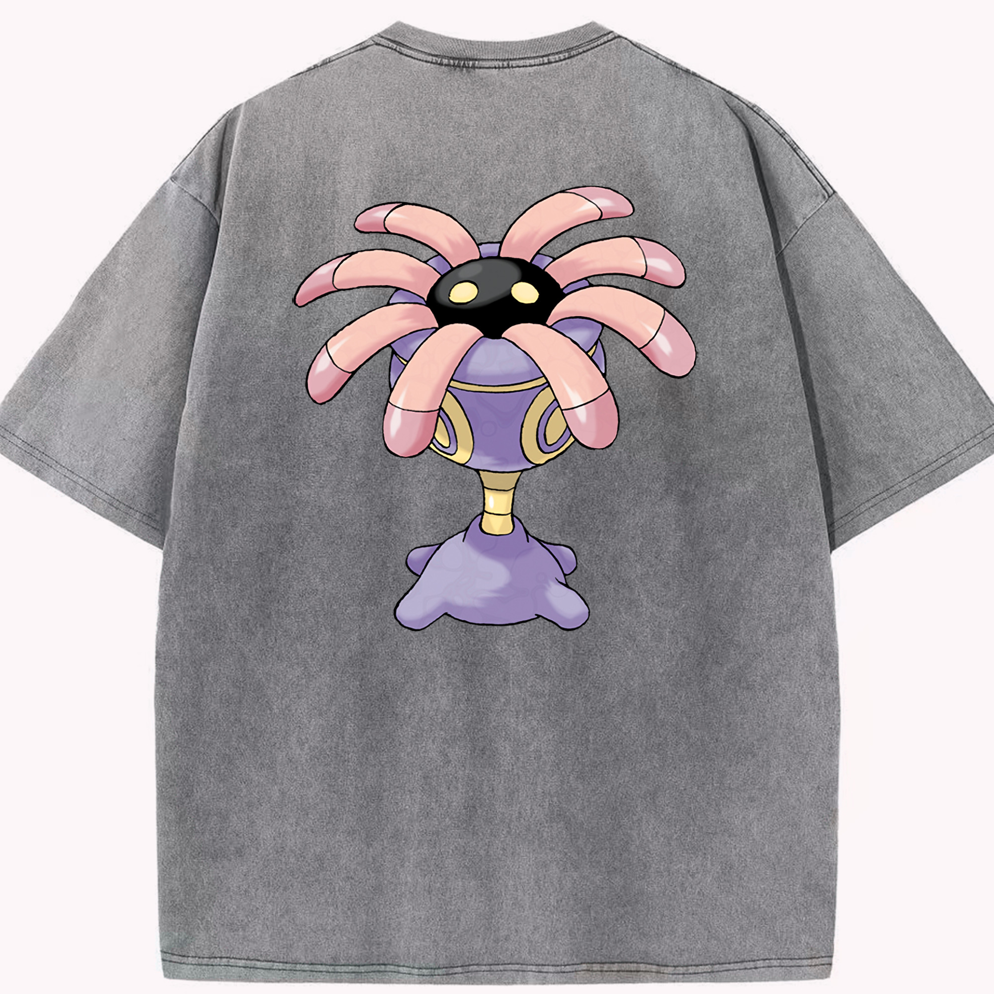 （画像用） ポケットモンスター Pokémon 綿100% ヴィンテージ風 半袖Tシャツ（背面プリント）